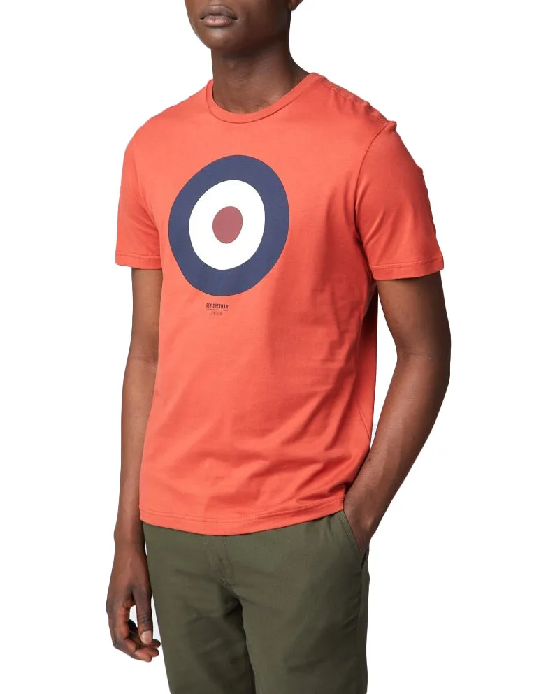 Target Logo T-Shirt - Rust sold by Ben Sherman