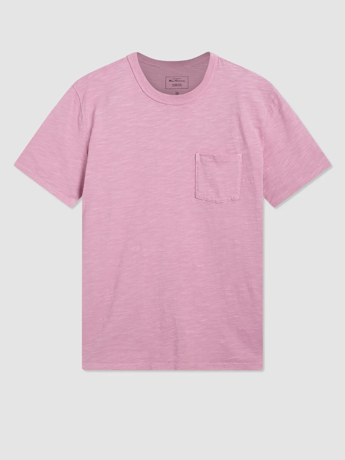 Garment Dye Beatnik T-Shirt - Pink sold by Ben Sherman product image thumbnail 2