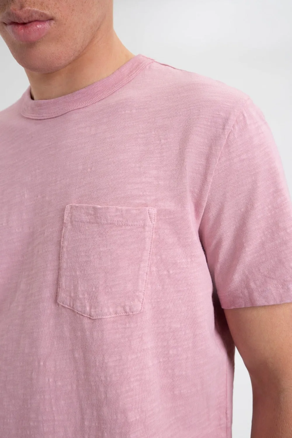 Garment Dye Beatnik T-Shirt - Pink sold by Ben Sherman product image thumbnail 4