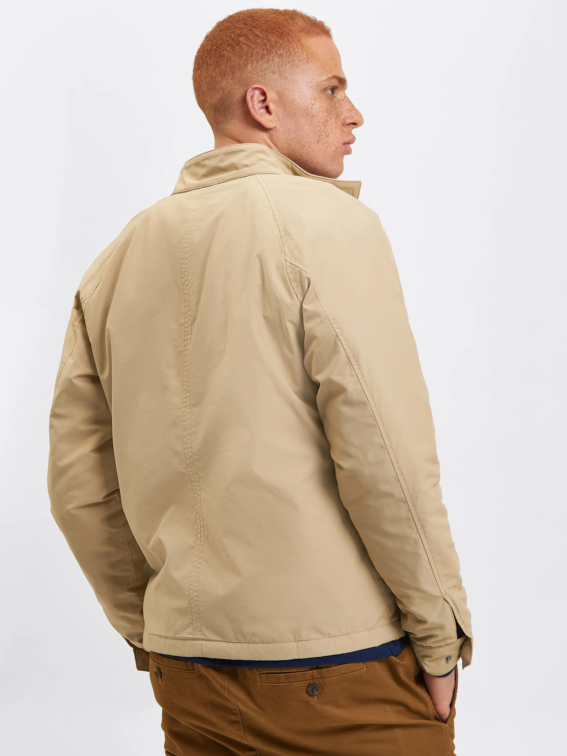 The Original Quilted Harrington Jacket - Sand sold by Ben Sherman product image thumbnail 4