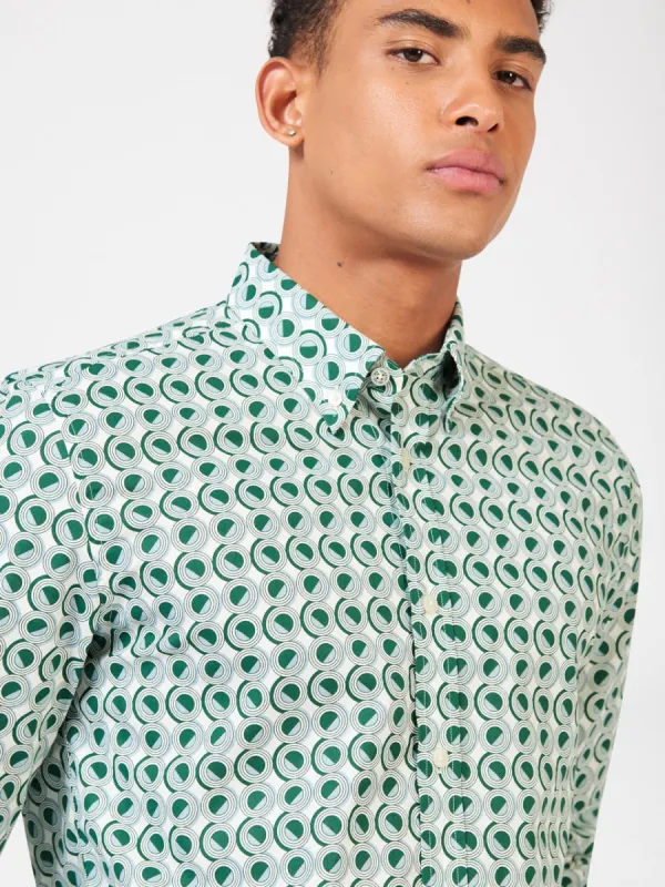 Signature Retro Print Shirt sold by Ben Sherman