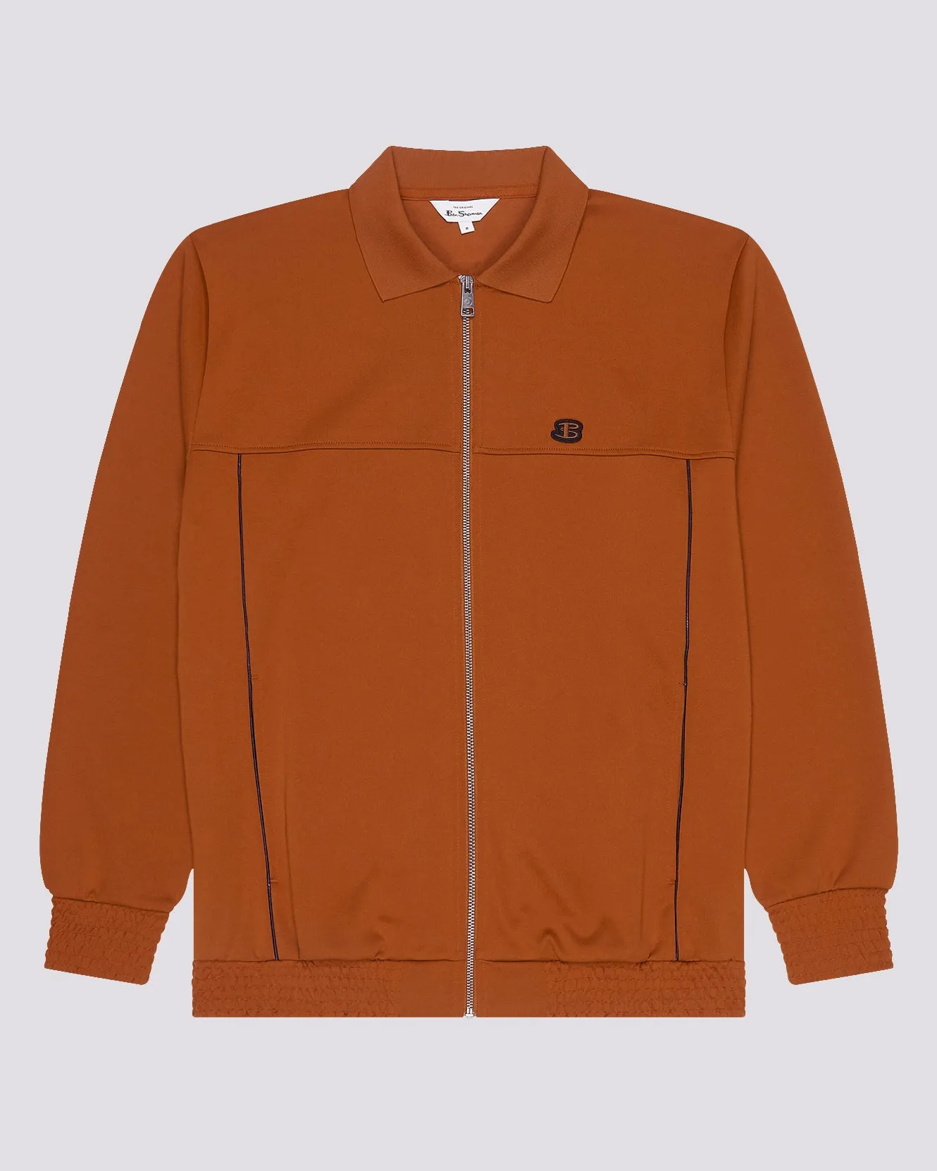 B by Ben Sherman Polo-Collar Zip-Through Jacket - Caramel sold by Ben Sherman product image thumbnail 2