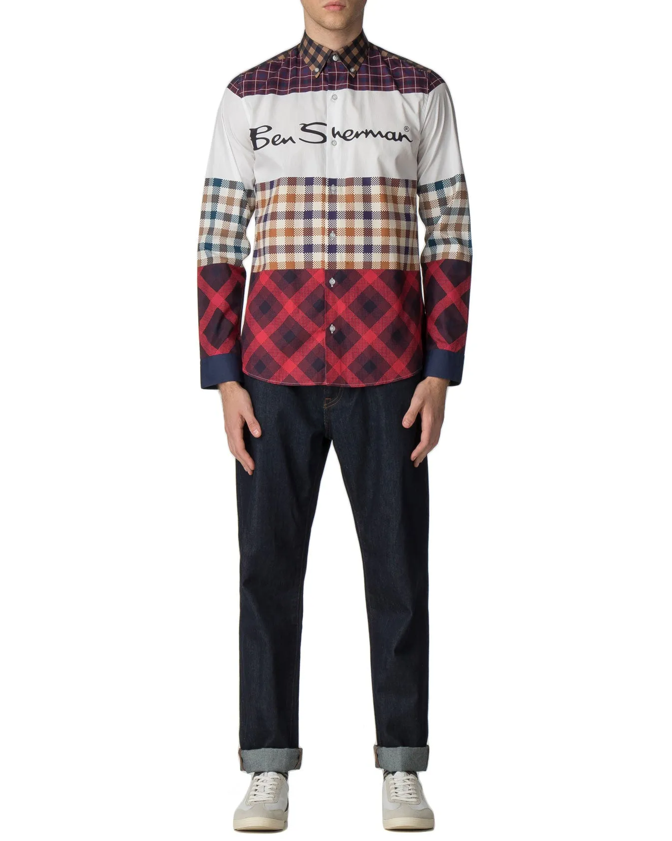 Ben Sherman x House of Holland Digitally Printed Check Shirt sold by Ben Sherman product image thumbnail 2
