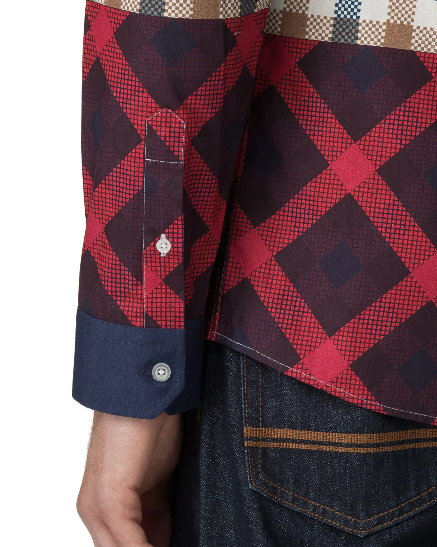 Ben Sherman x House of Holland Digitally Printed Check Shirt sold by Ben Sherman product image thumbnail 5