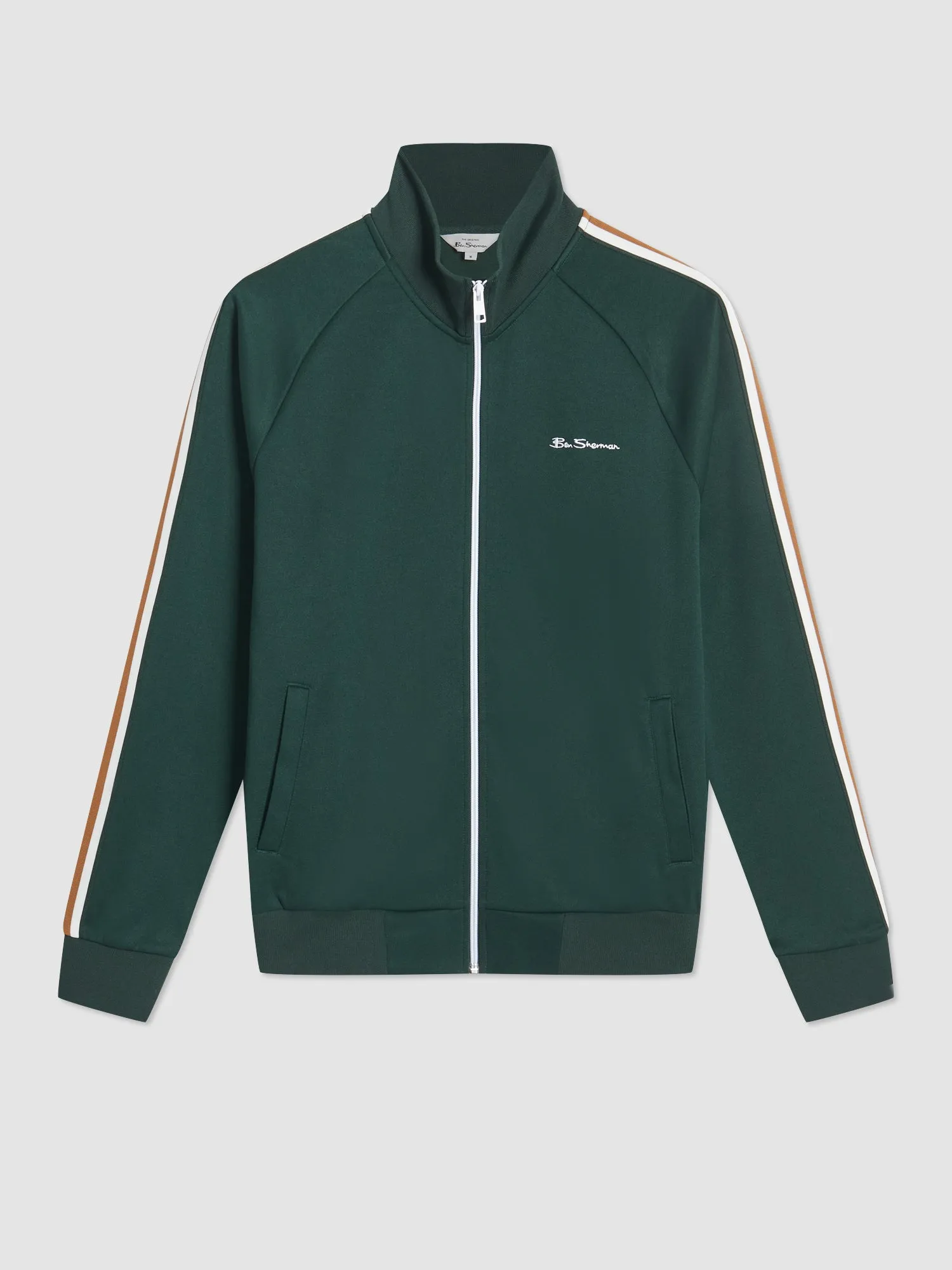 Signature House Taped Track Jacket - Dark Green sold by Ben Sherman product image thumbnail 3