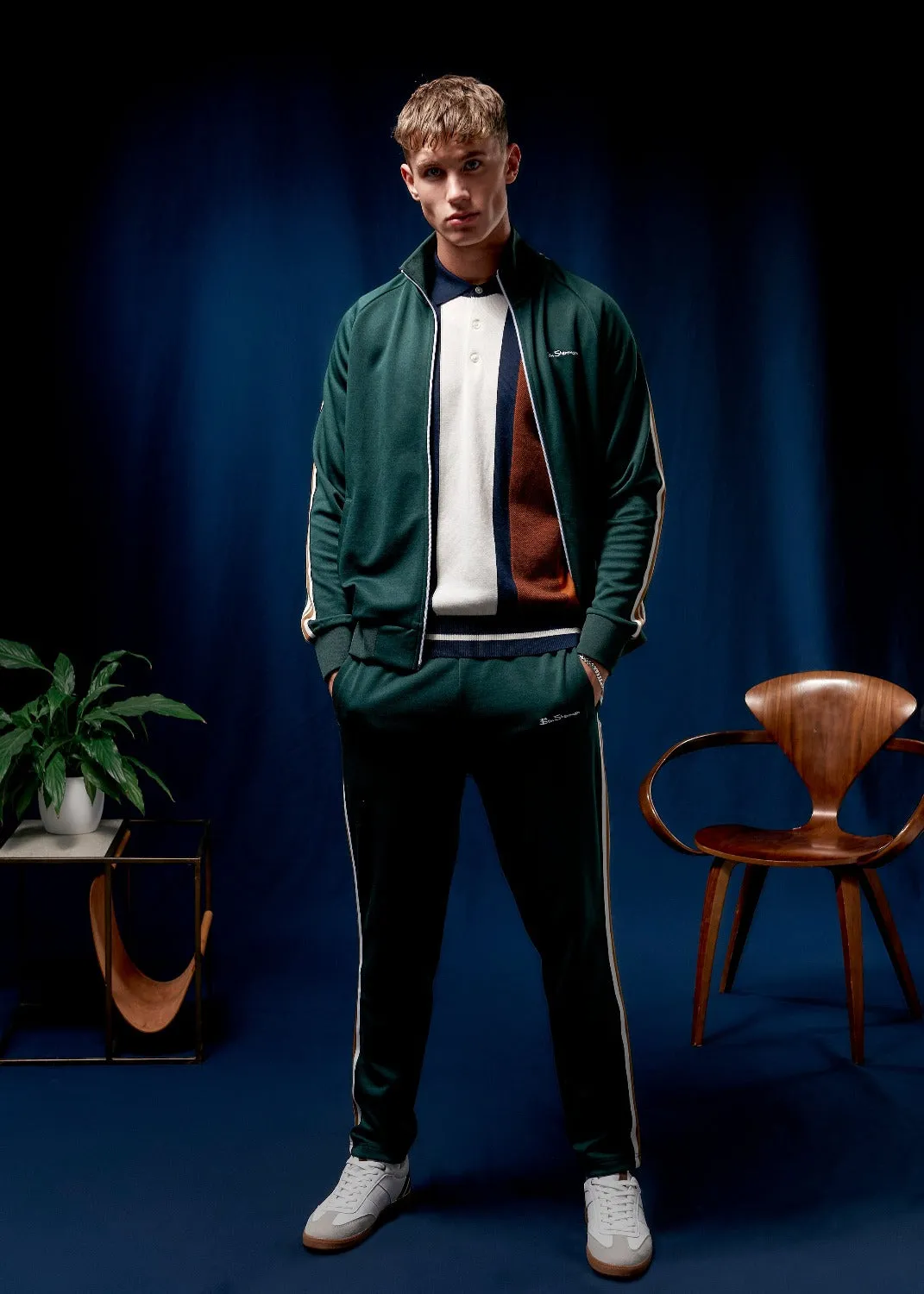Signature House Taped Track Jacket - Dark Green sold by Ben Sherman product image thumbnail 5