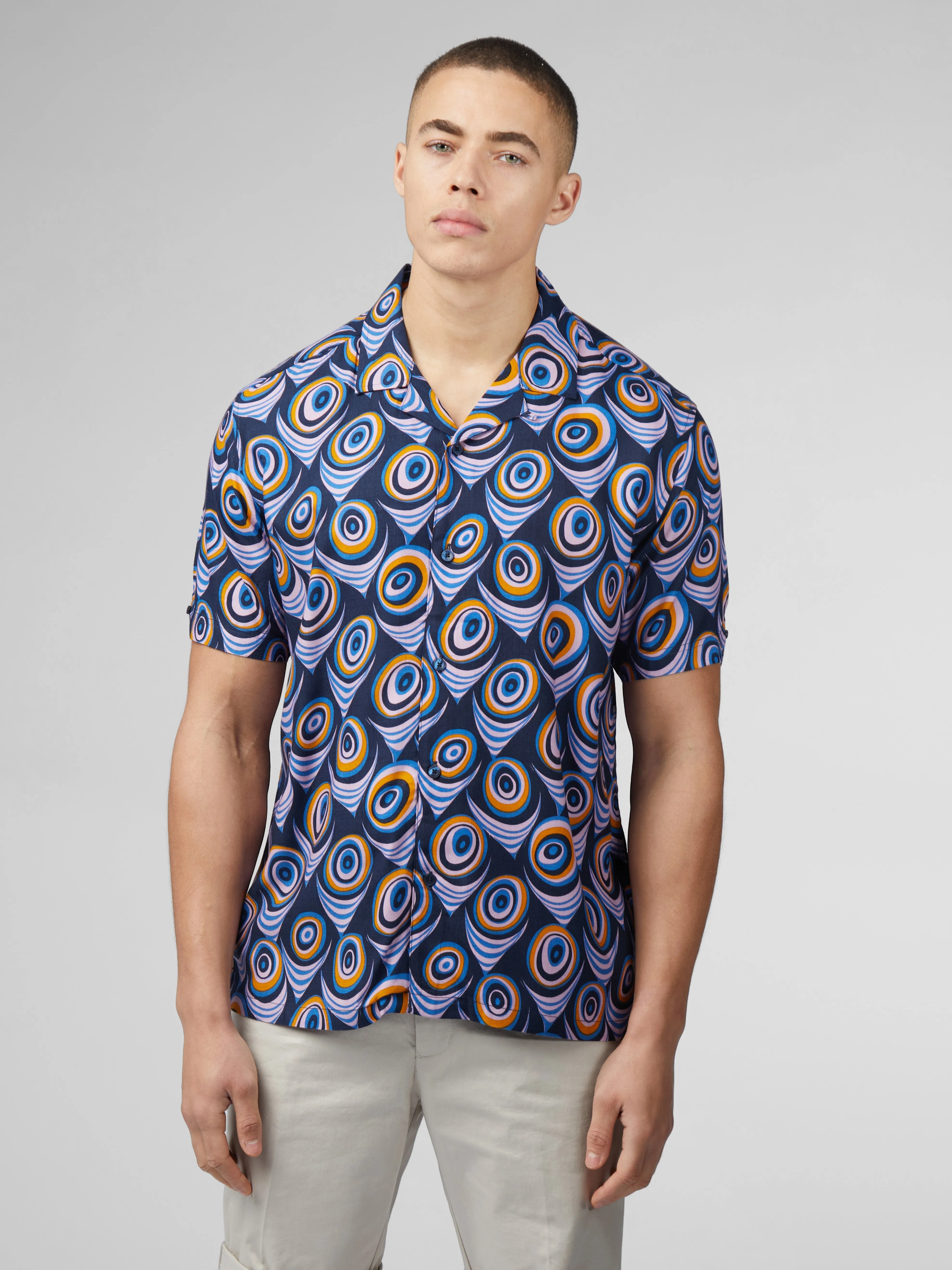 B by Ben Sherman Psychedelic Print - Violet sold by Ben Sherman product image thumbnail 2