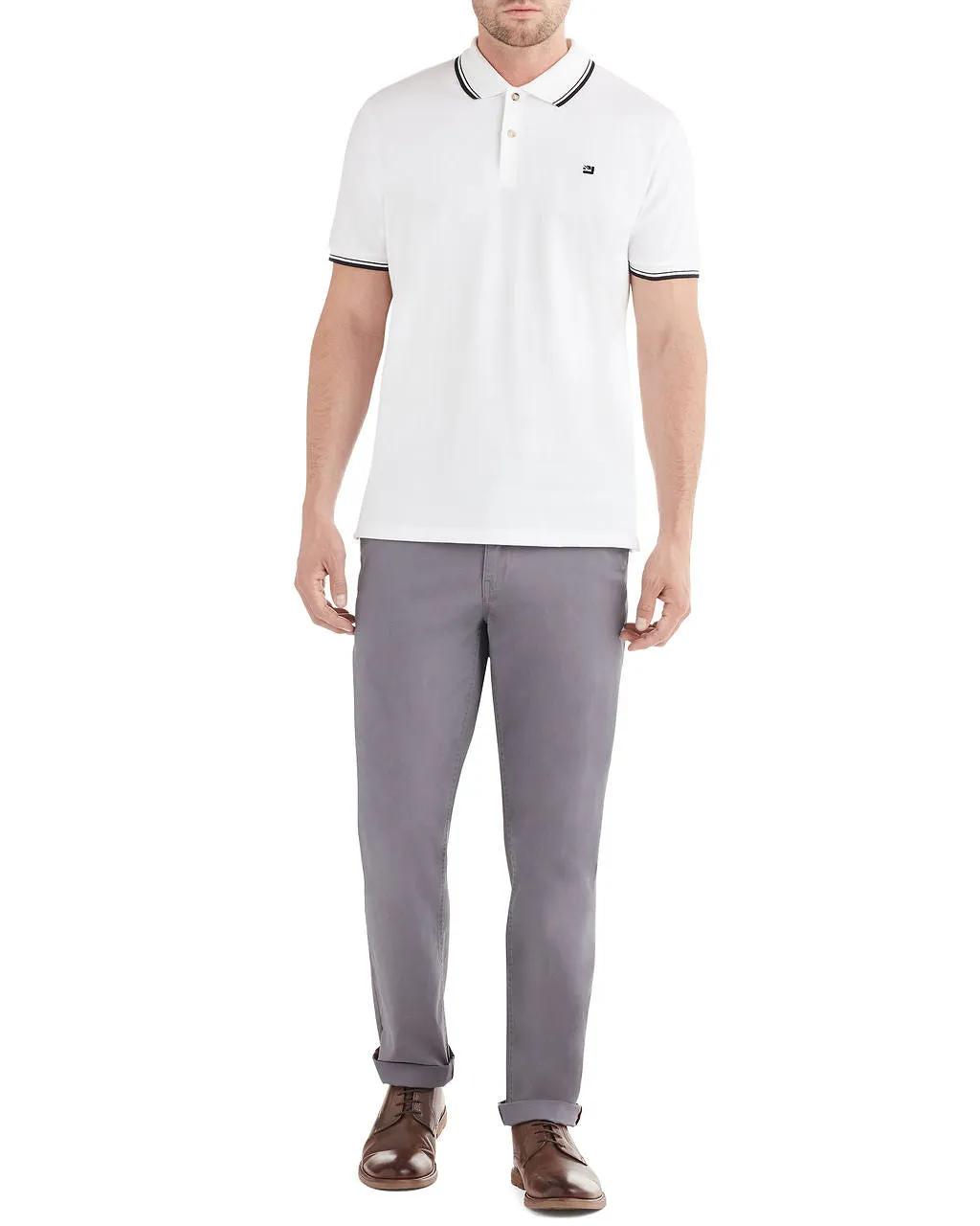 Slim Stretch Chino Pant - Steel Grey sold by Ben Sherman