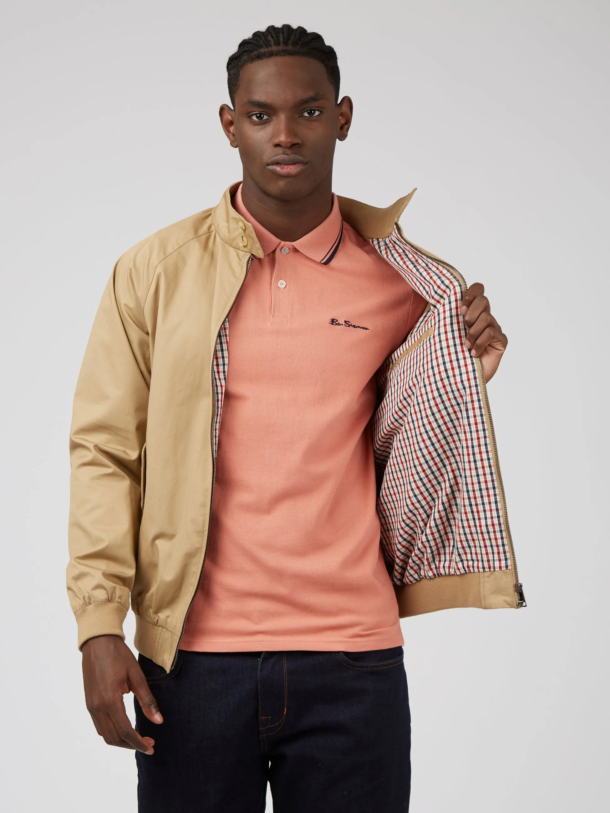 Signature Organic Cotton Polo - Dark Pink sold by Ben Sherman product image thumbnail 4