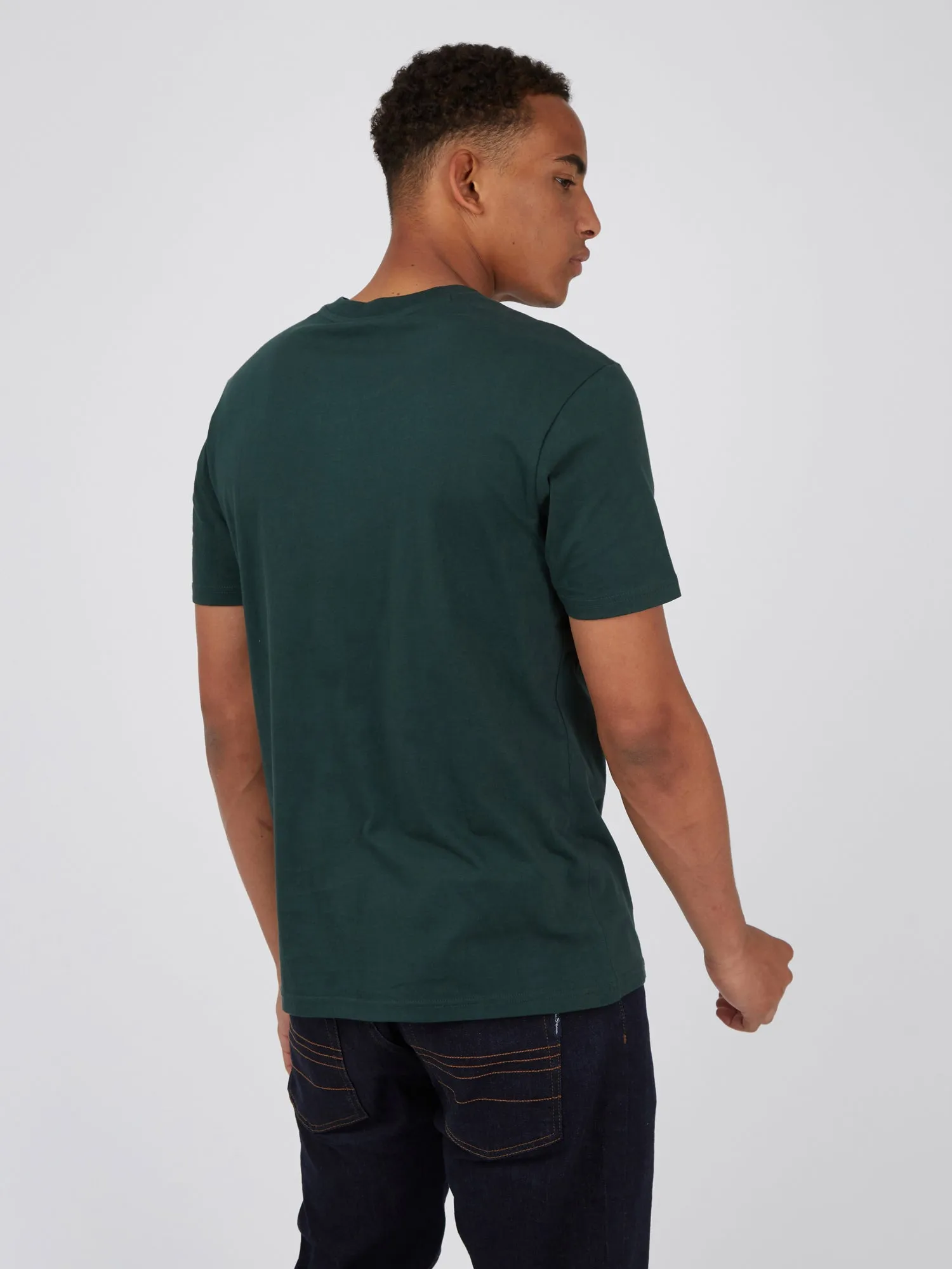 Organic Cotton Signature Pocket Tee - Dark Green sold by Ben Sherman product image thumbnail 2