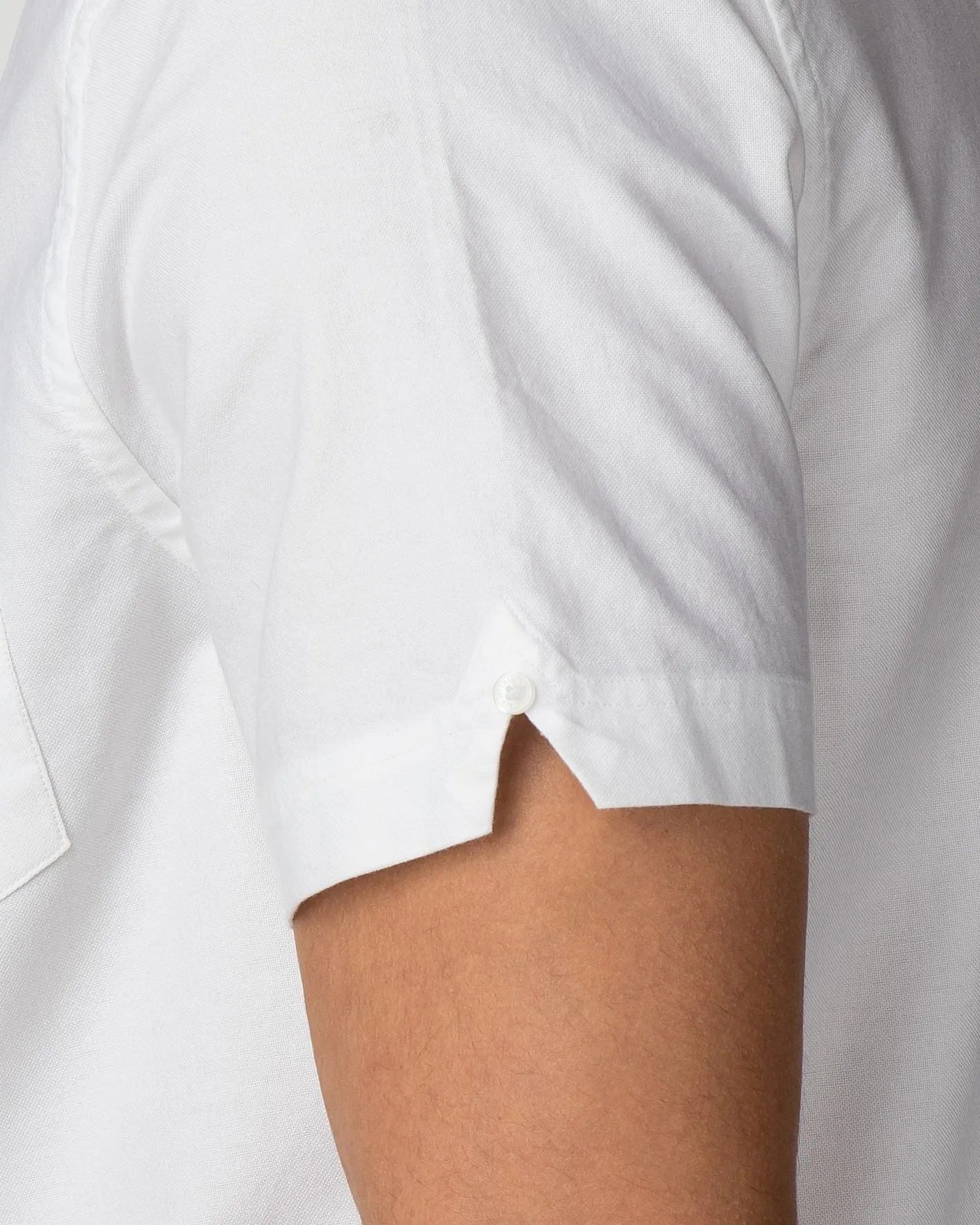 Short-Sleeve Oxford Shirt - Bright White sold by Ben Sherman product image thumbnail 4