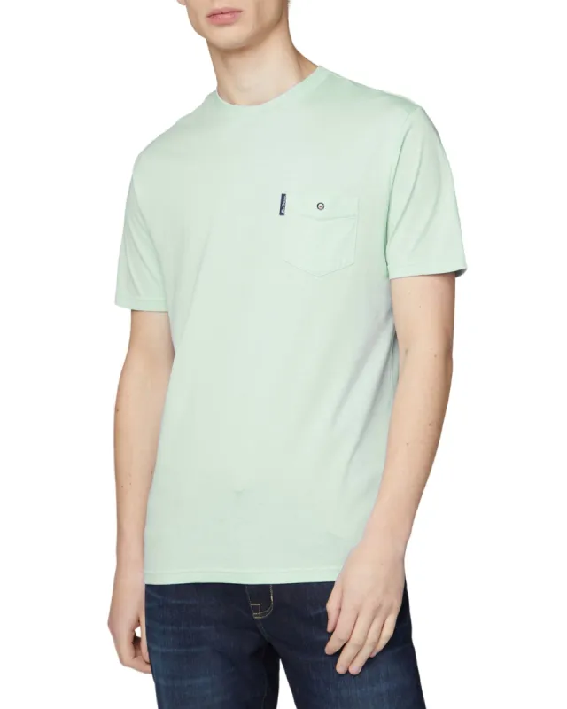 Organic Cotton Signature Pocket Tee - Light Green sold by Ben Sherman