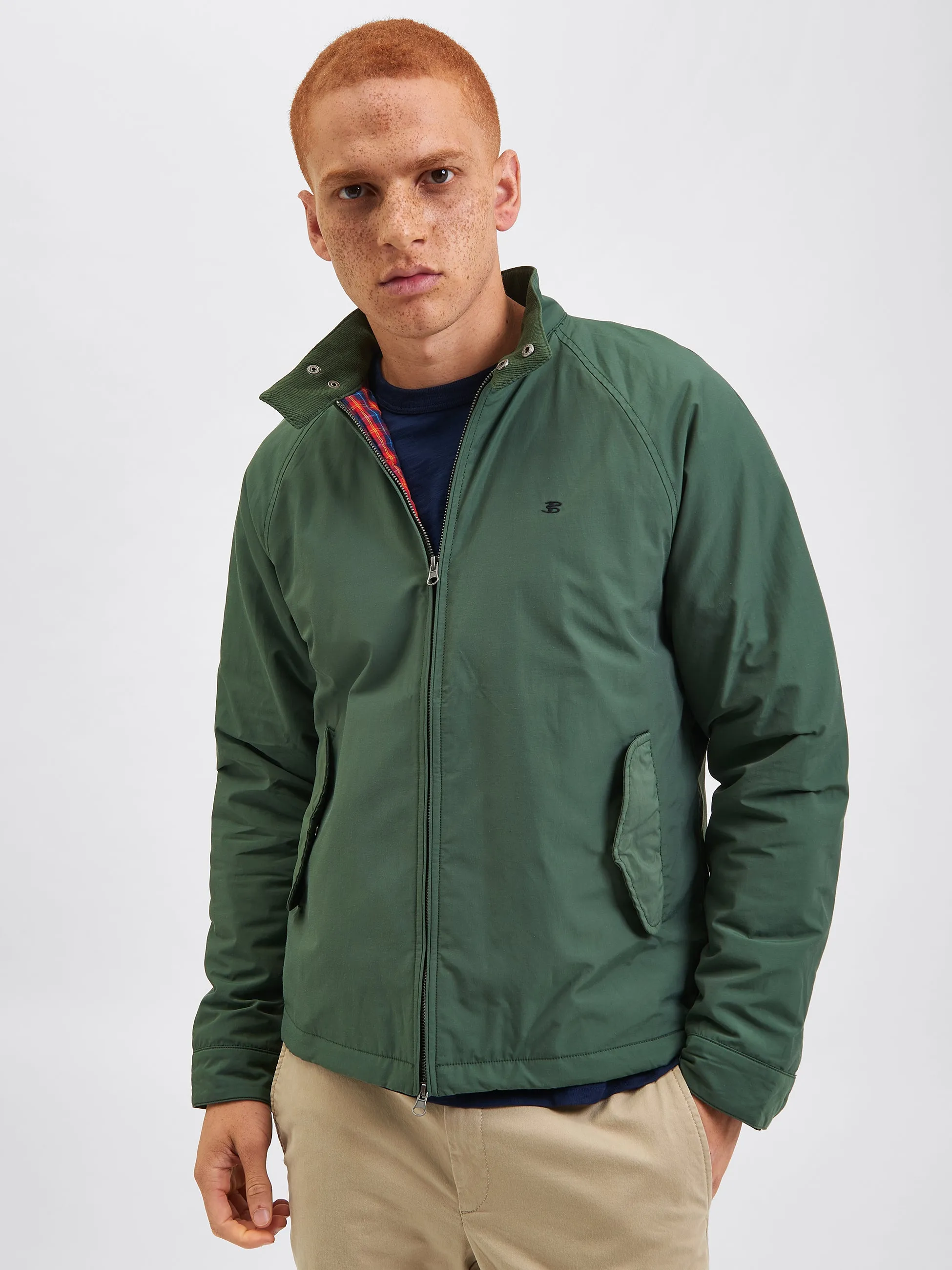 The Original Quilted Harrington Jacket - Forest Green sold by Ben Sherman product image thumbnail 2