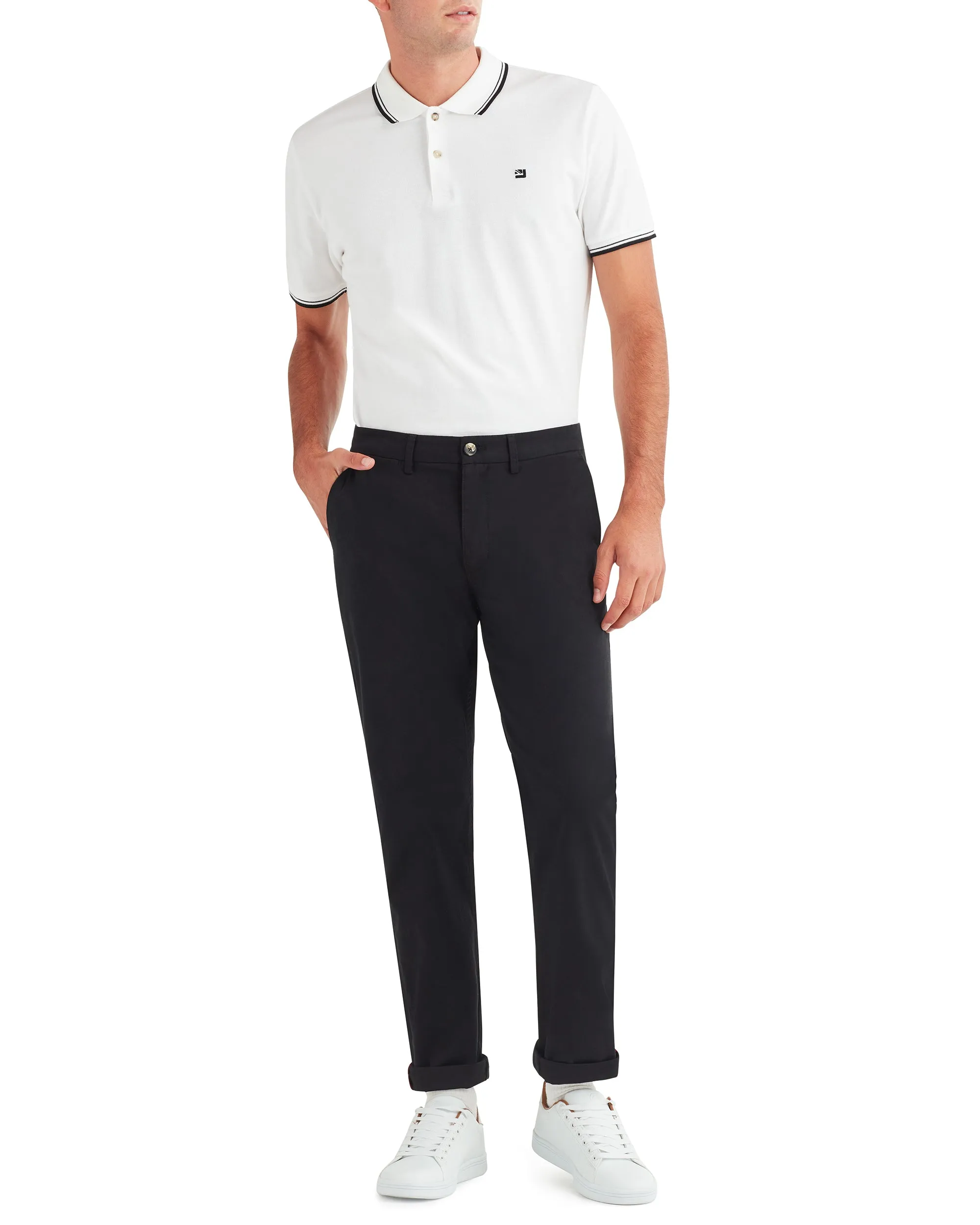 Slim Stretch Chino Pant - Jet Black sold by Ben Sherman