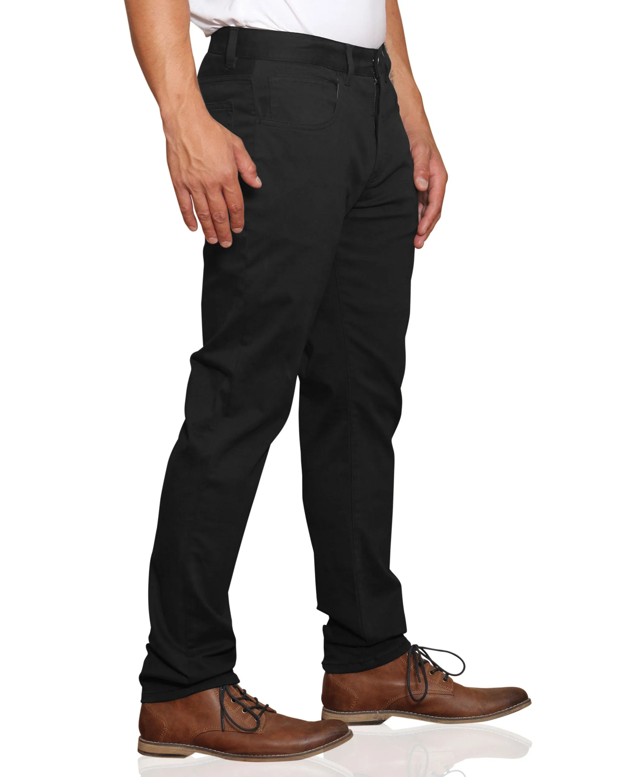 Stretch Sateen Five-Pocket Pant - Jet Black sold by Ben Sherman product image thumbnail 2