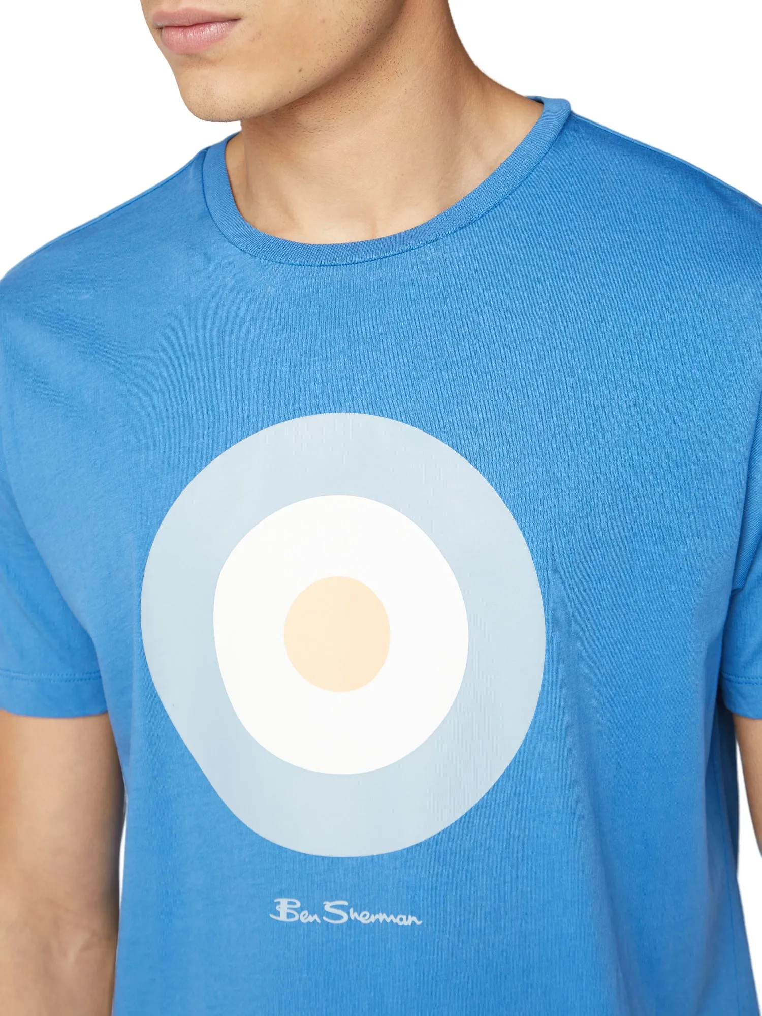 Signature Target Tee - Blue sold by Ben Sherman product image thumbnail 3