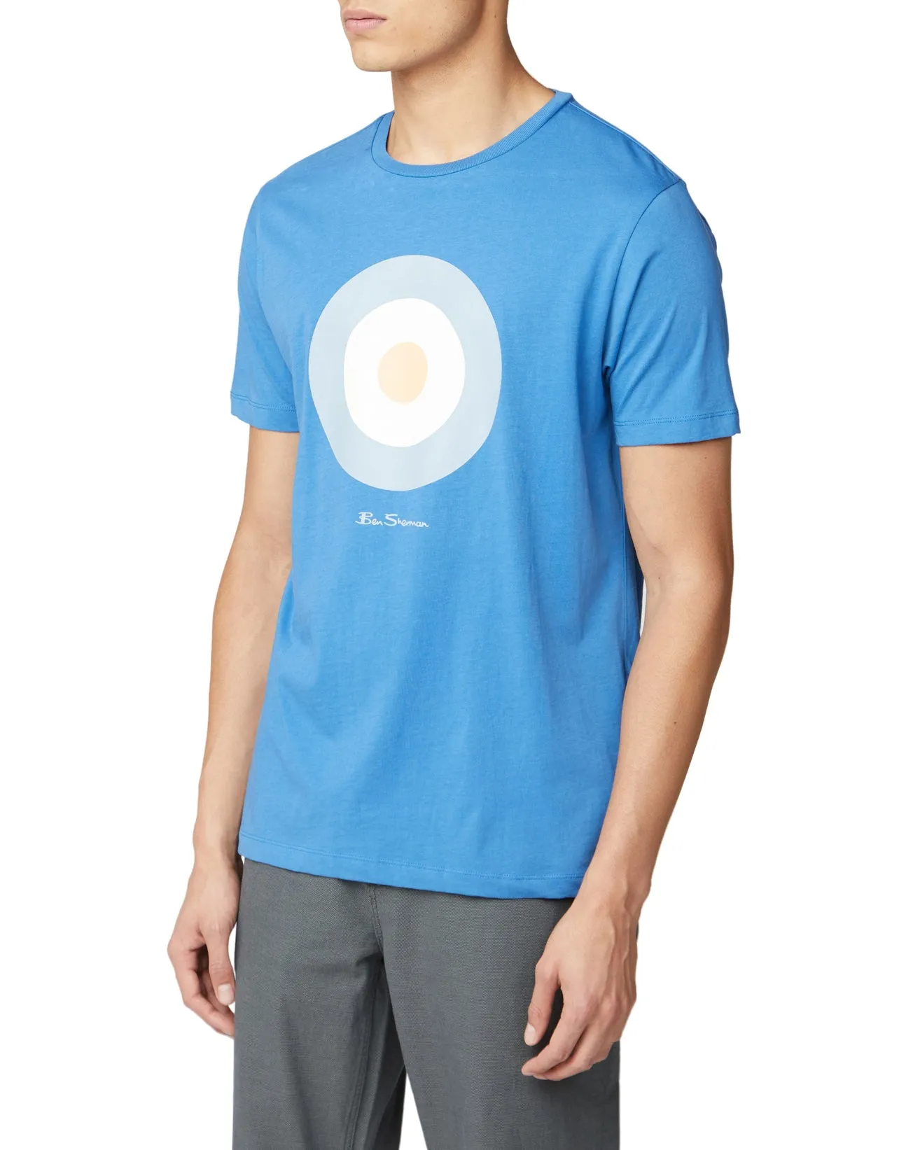 Signature Target Tee - Blue sold by Ben Sherman