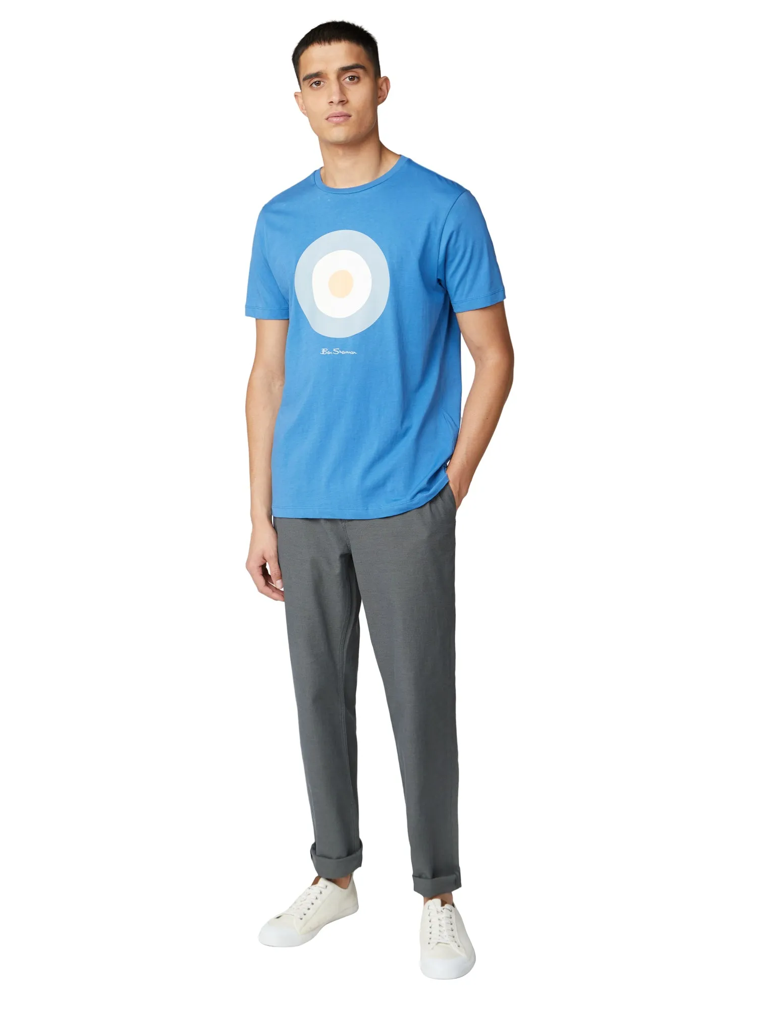 Signature Target Tee - Blue sold by Ben Sherman product image thumbnail 4