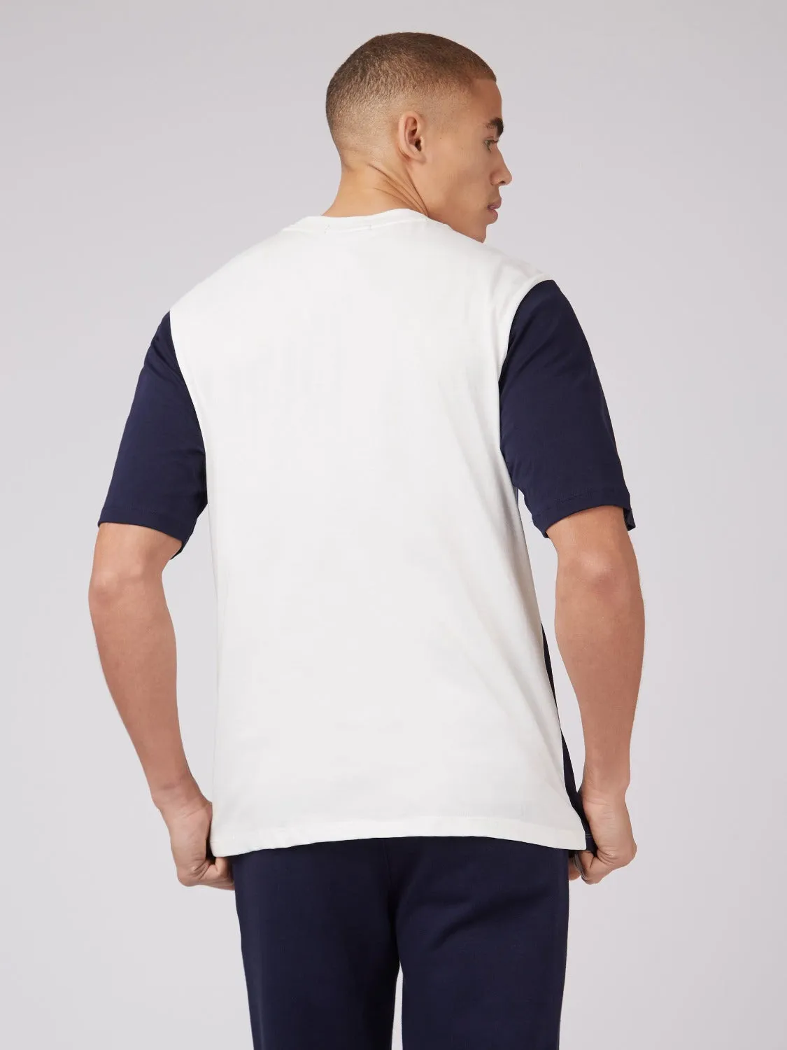 B by Ben Sherman Colorblock Tee - White sold by Ben Sherman product image thumbnail 2