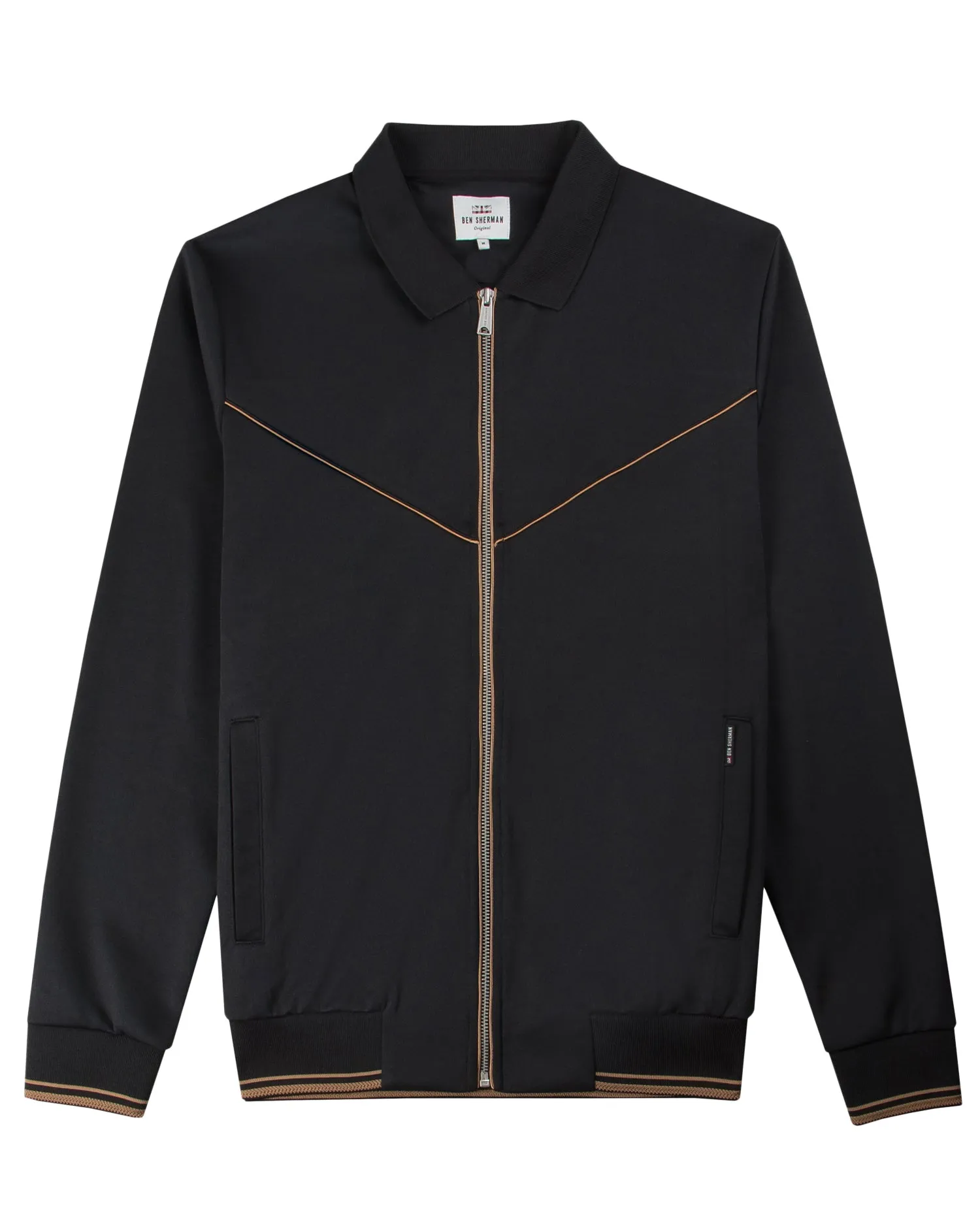 Tricot Track Top Jacket - Black sold by Ben Sherman product image thumbnail 5