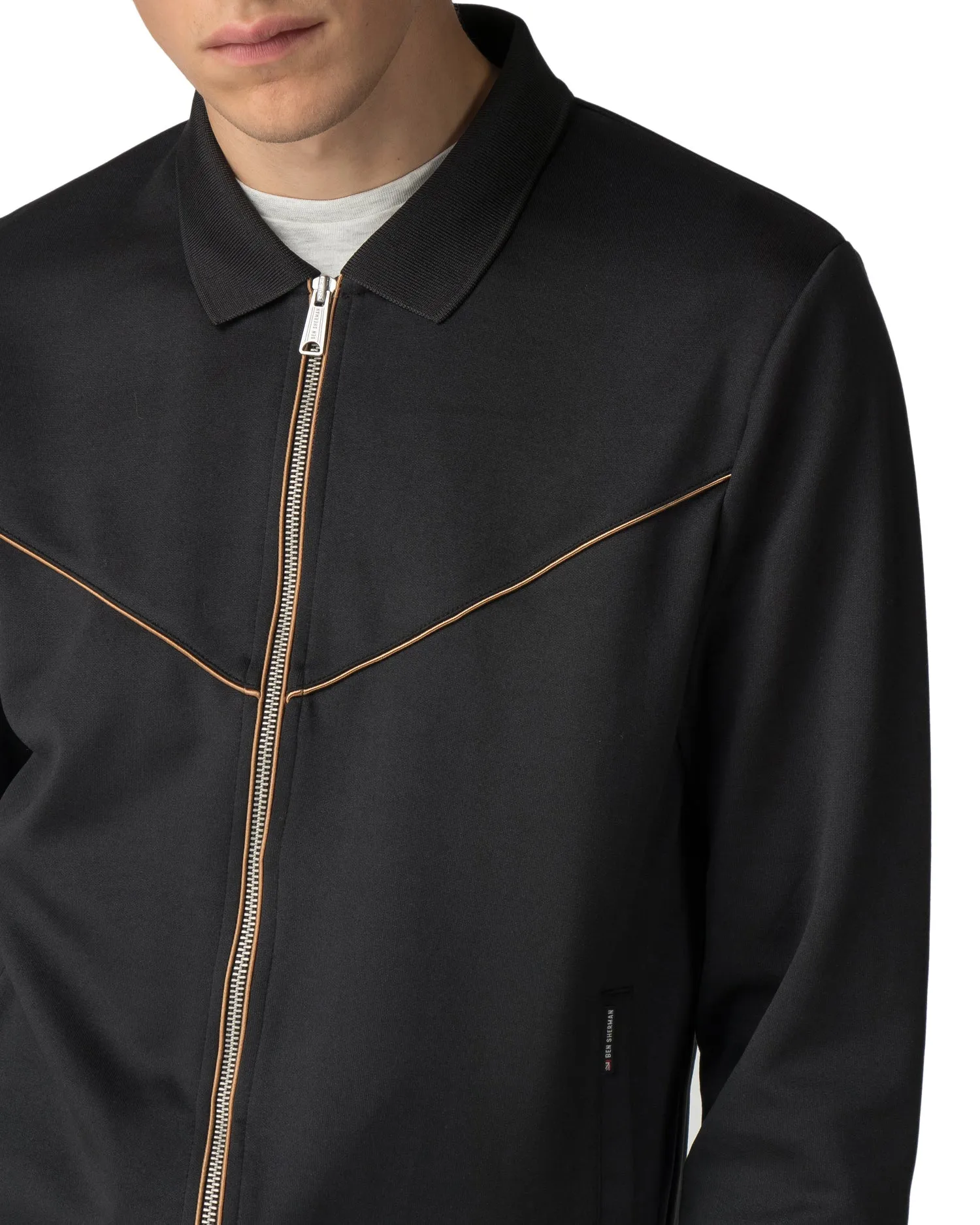 Tricot Track Top Jacket - Black sold by Ben Sherman product image thumbnail 2
