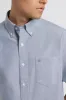 Short Sleeve Brighton Oxford Organic Shirt - Navy sold by Ben Sherman