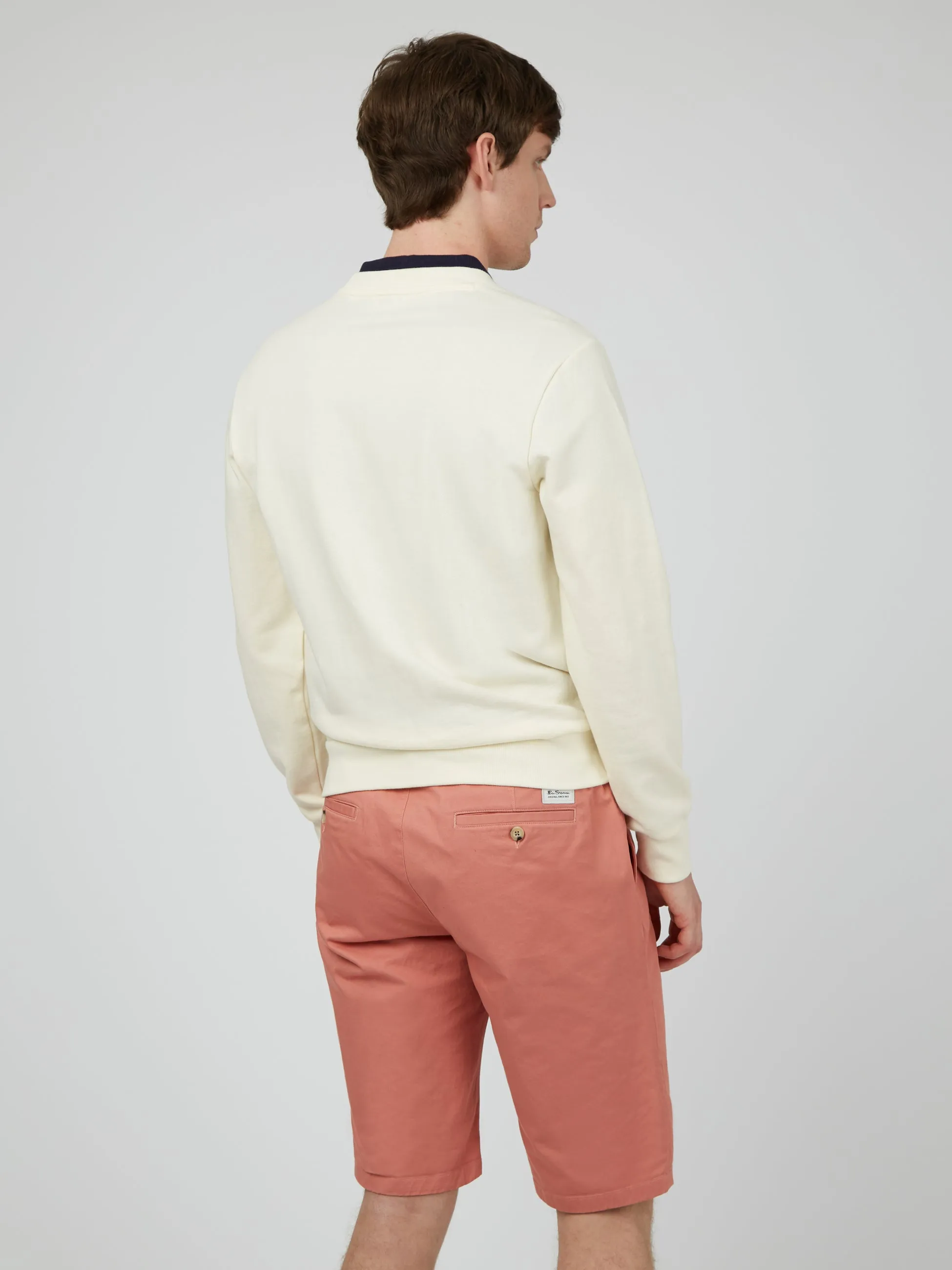 Strolling Record Graphic Crewneck Sweatshirt - Ivory sold by Ben Sherman product image thumbnail 4