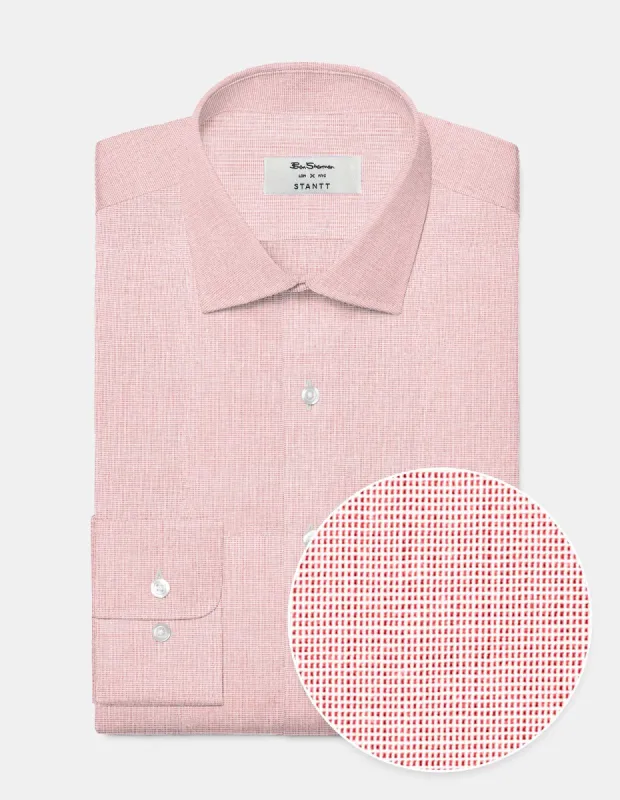 Custom End-On-End Beatnik Shirt - Red made by Ben Sherman