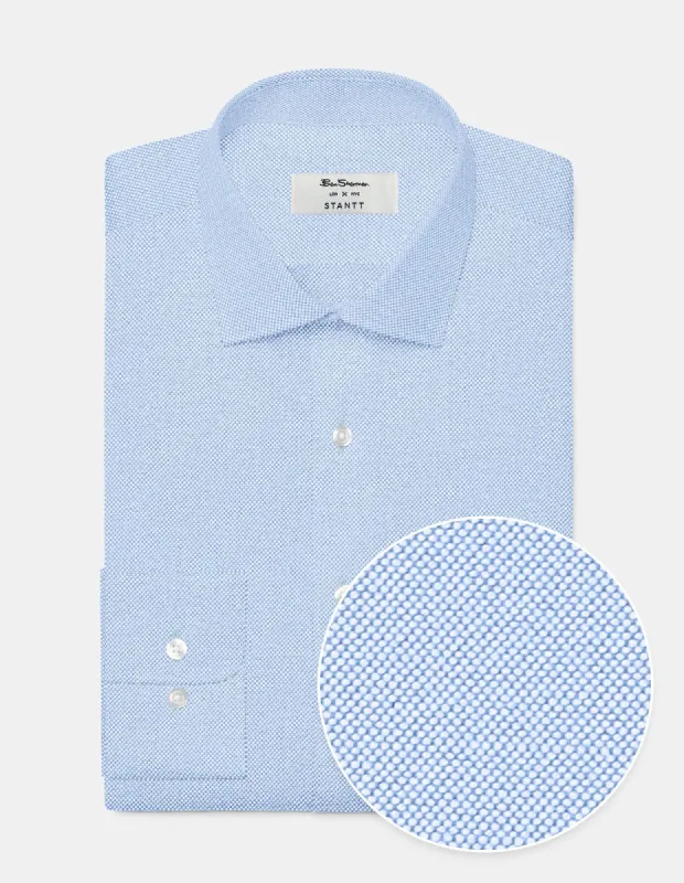 Custom Brighton Oxford Organic Shirt - Pale Blue sold by Ben Sherman