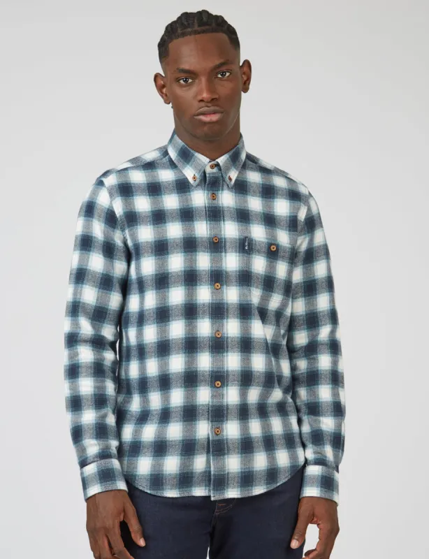24FW Schott OMBRE CHECK FLANNEL LS SHIRT（Shirts – schott-store）
