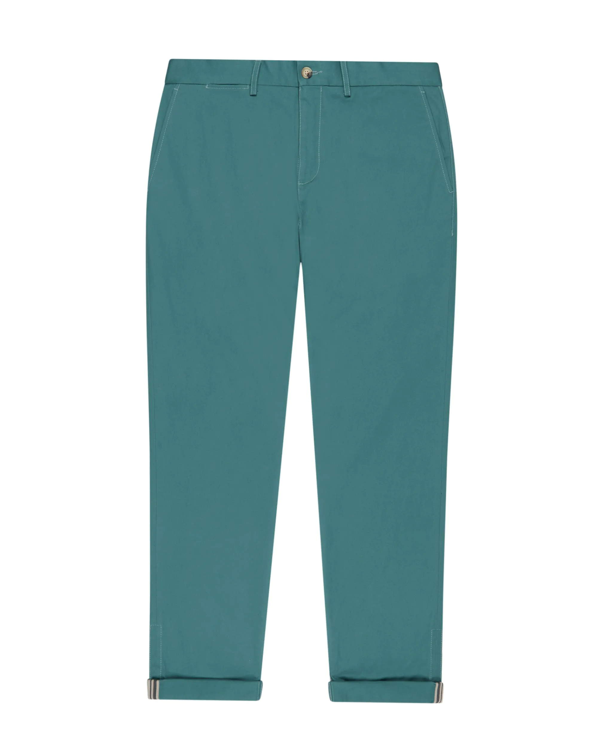 Signature Slim Stretch Chino Pant - Teal sold by Ben Sherman