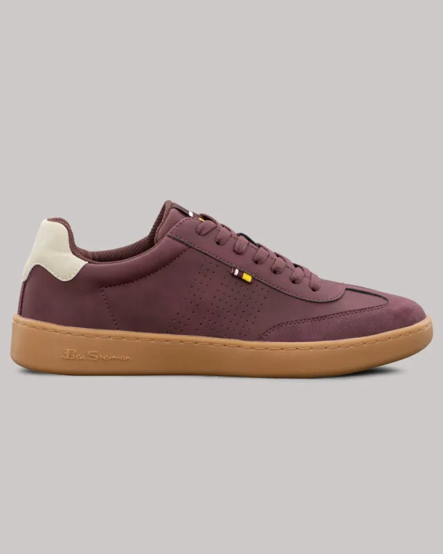 Glasgow Sneaker - Burgundy sold by Ben Sherman