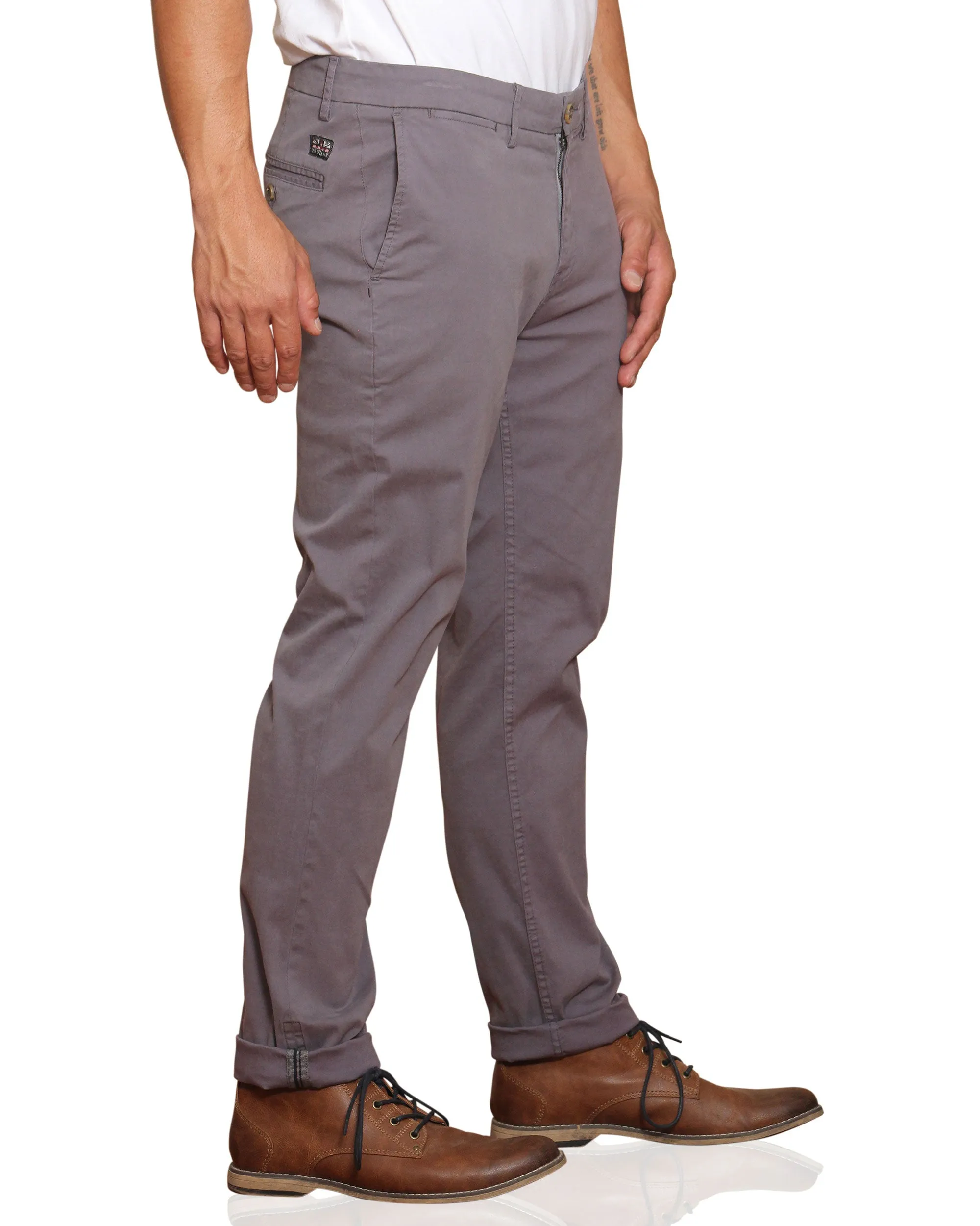 Slim Stretch Chino Pant - Steel Grey sold by Ben Sherman product image thumbnail 2