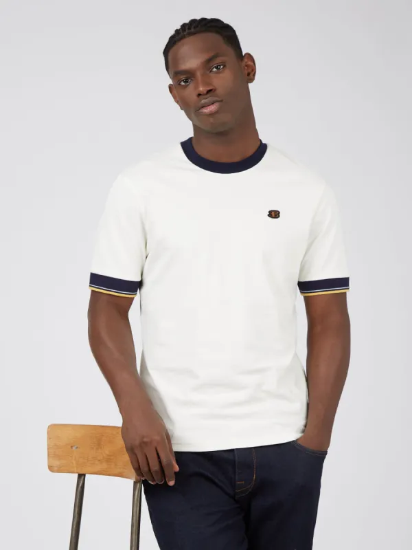 B by Ben Sherman Ringer Tee - Ivory sold by Ben Sherman