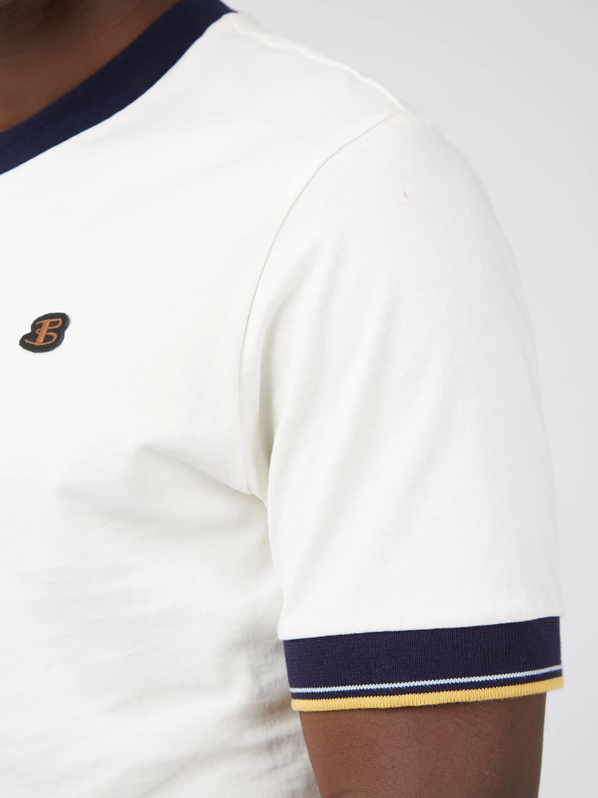 B by Ben Sherman Ringer Tee - Ivory sold by Ben Sherman product image thumbnail 5