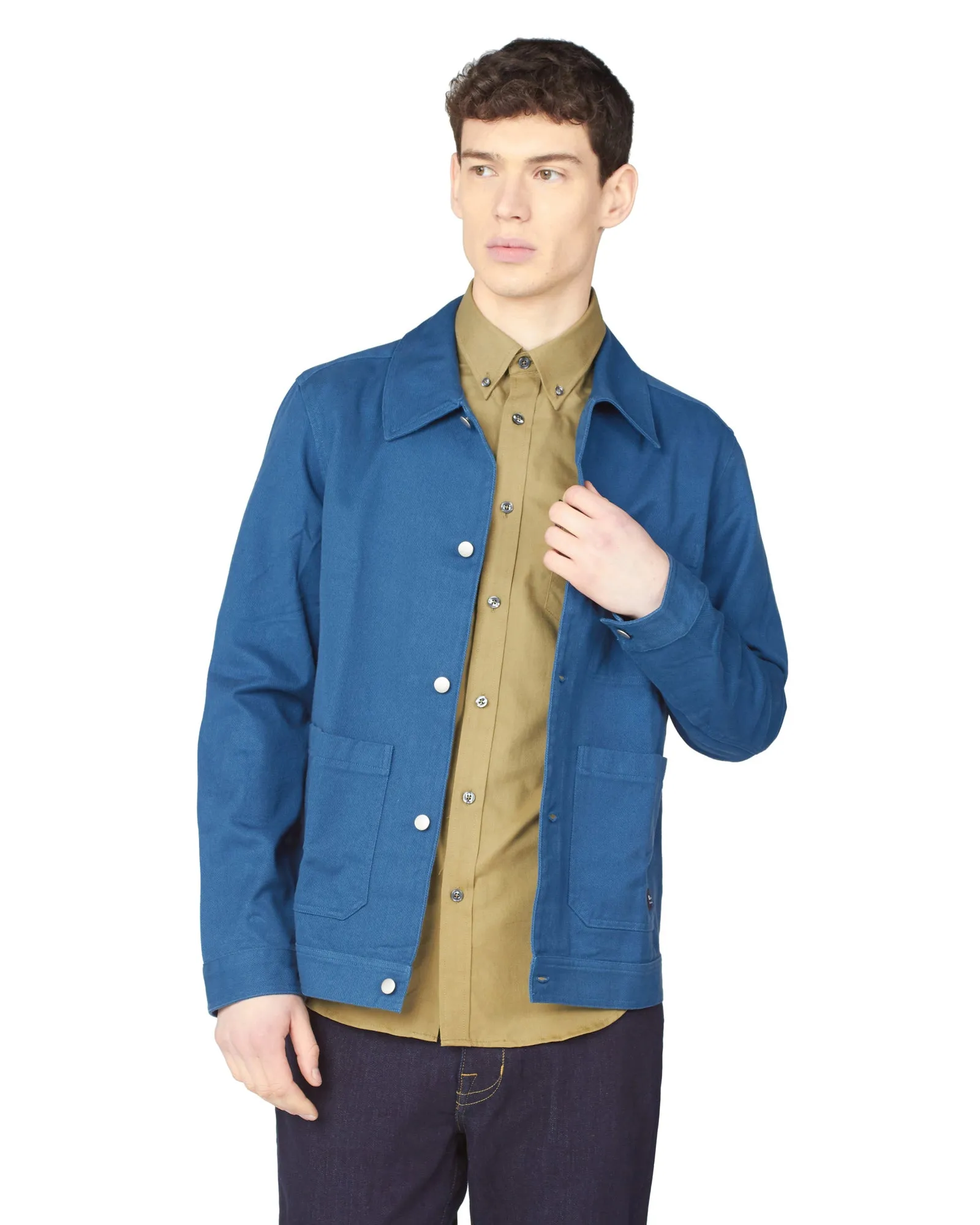 Short-Sleeve Signature Oxford Shirt - Olive sold by Ben Sherman product image thumbnail 5