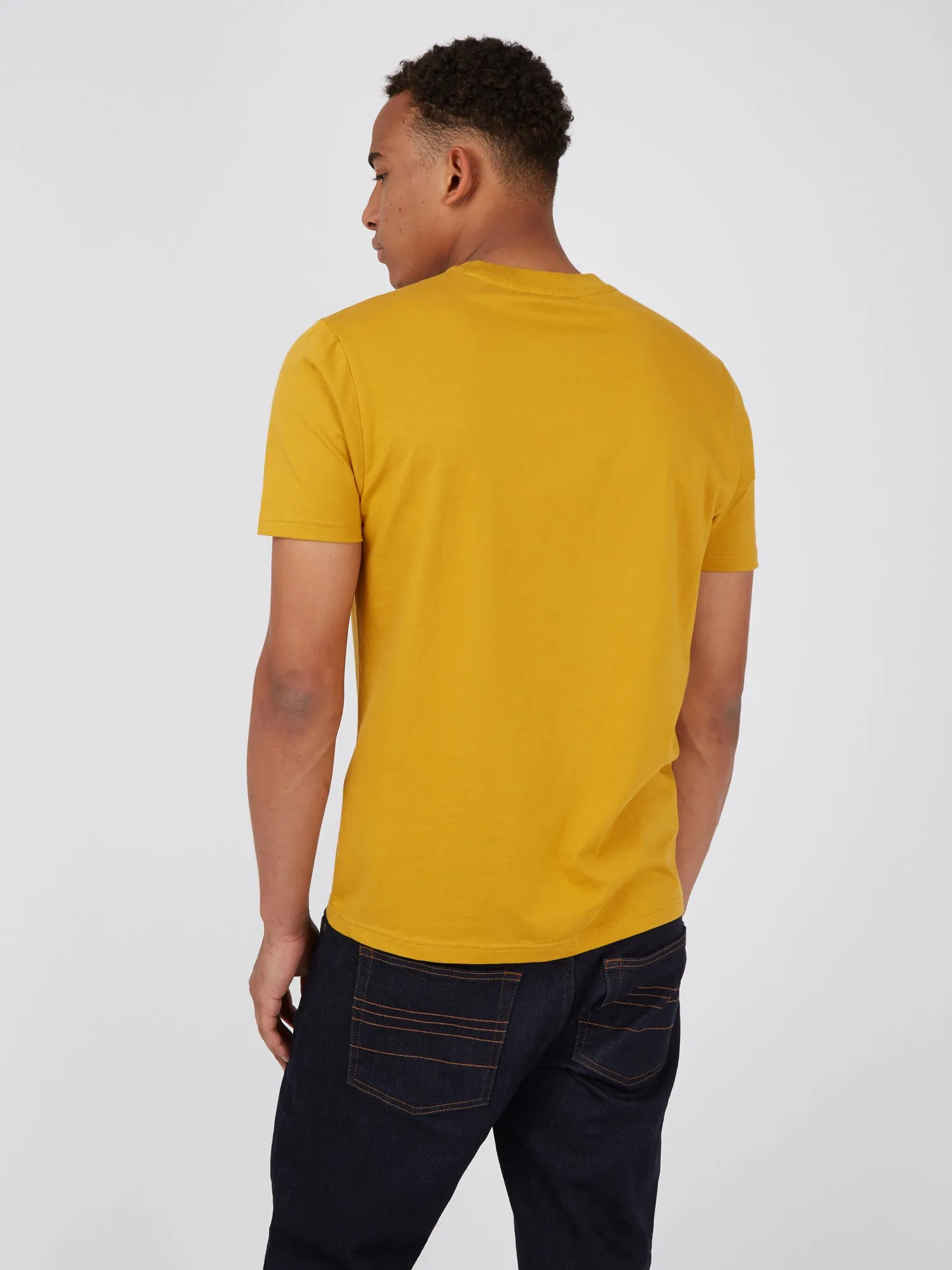 Signature Flock Graphic Tee - Mustard sold by Ben Sherman product image thumbnail 2