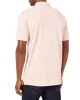 Script Tipped Pique Polo Shirt - Light Pink/White sold by Ben Sherman