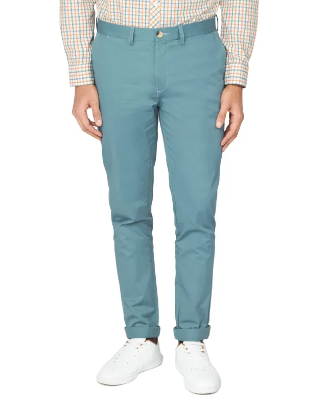 Signature Skinny Stretch Chino Pant - Teal sold by Ben Sherman