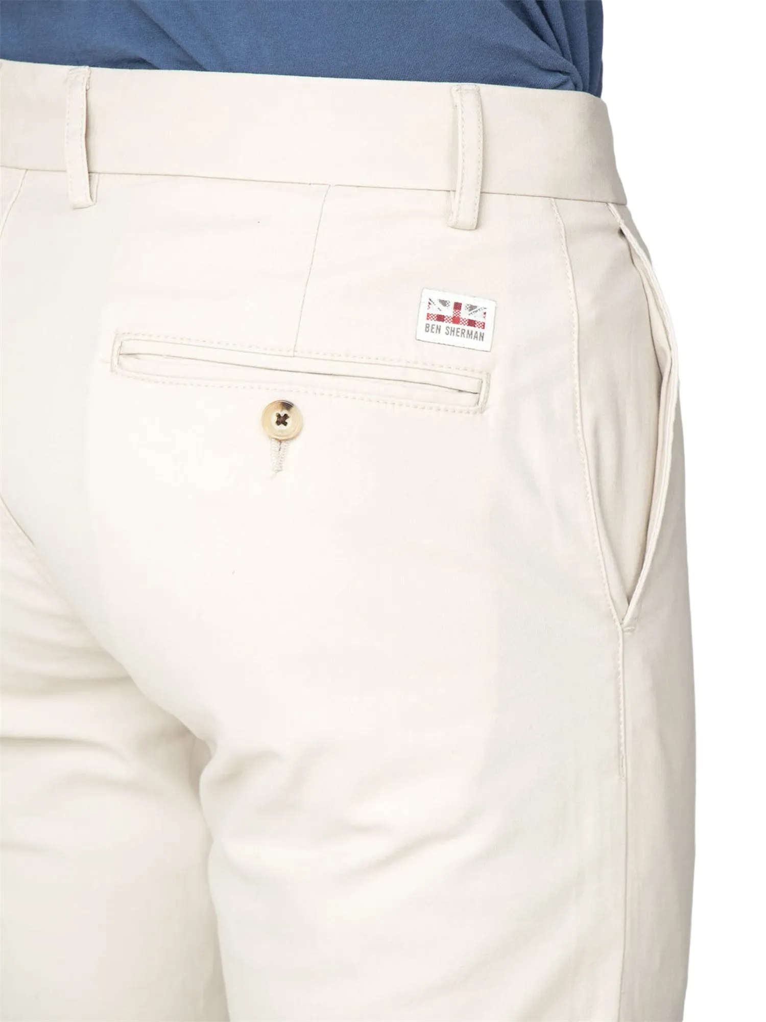 Slim Stretch Chino Pant - Light Putty sold by Ben Sherman product image thumbnail 4