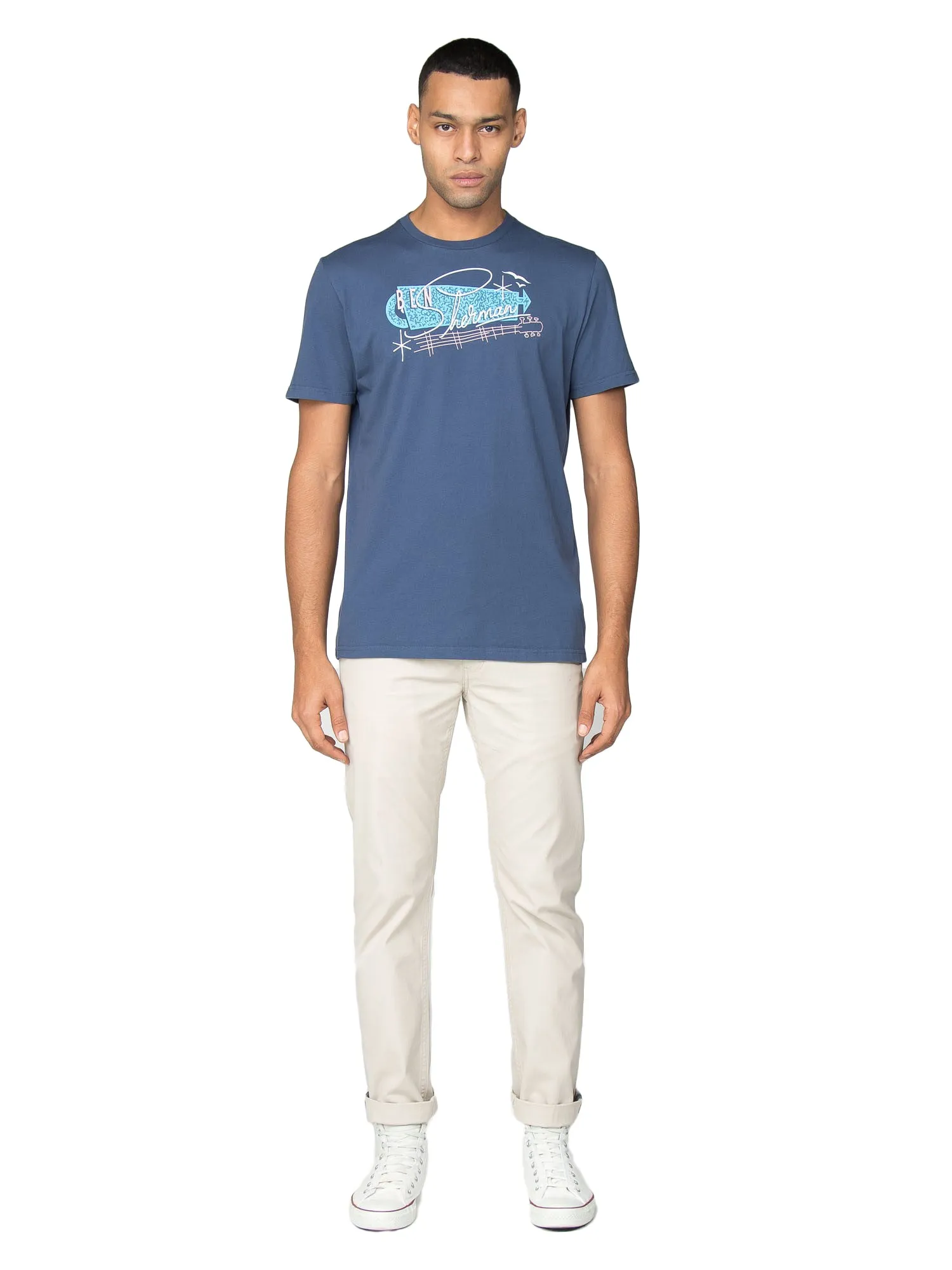 Slim Stretch Chino Pant - Light Putty sold by Ben Sherman product image thumbnail 5