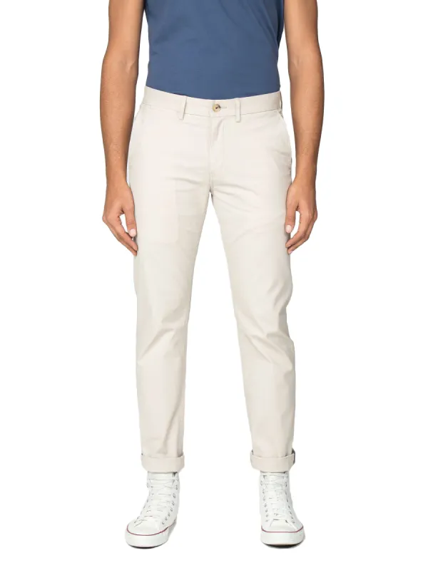 Slim Stretch Chino Pant - Light Putty sold by Ben Sherman