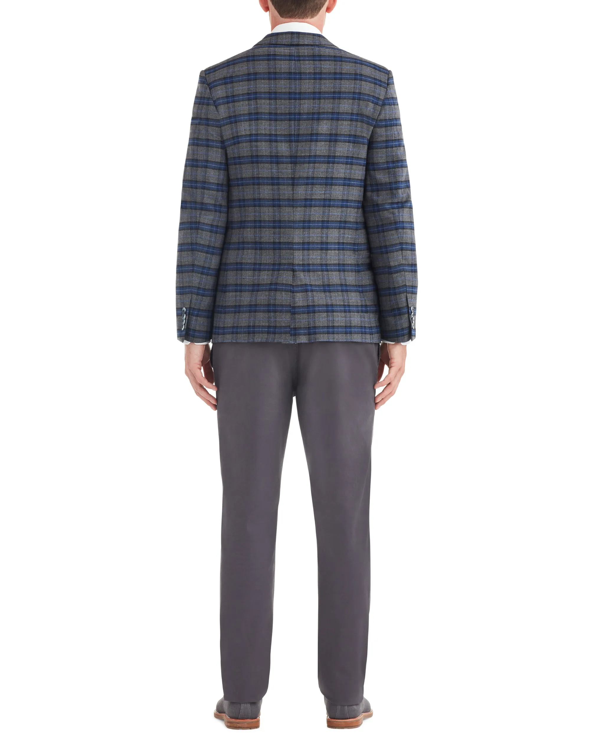 Dacre Window Check Sportcoat Jacket - Grey sold by Ben Sherman product image thumbnail 3