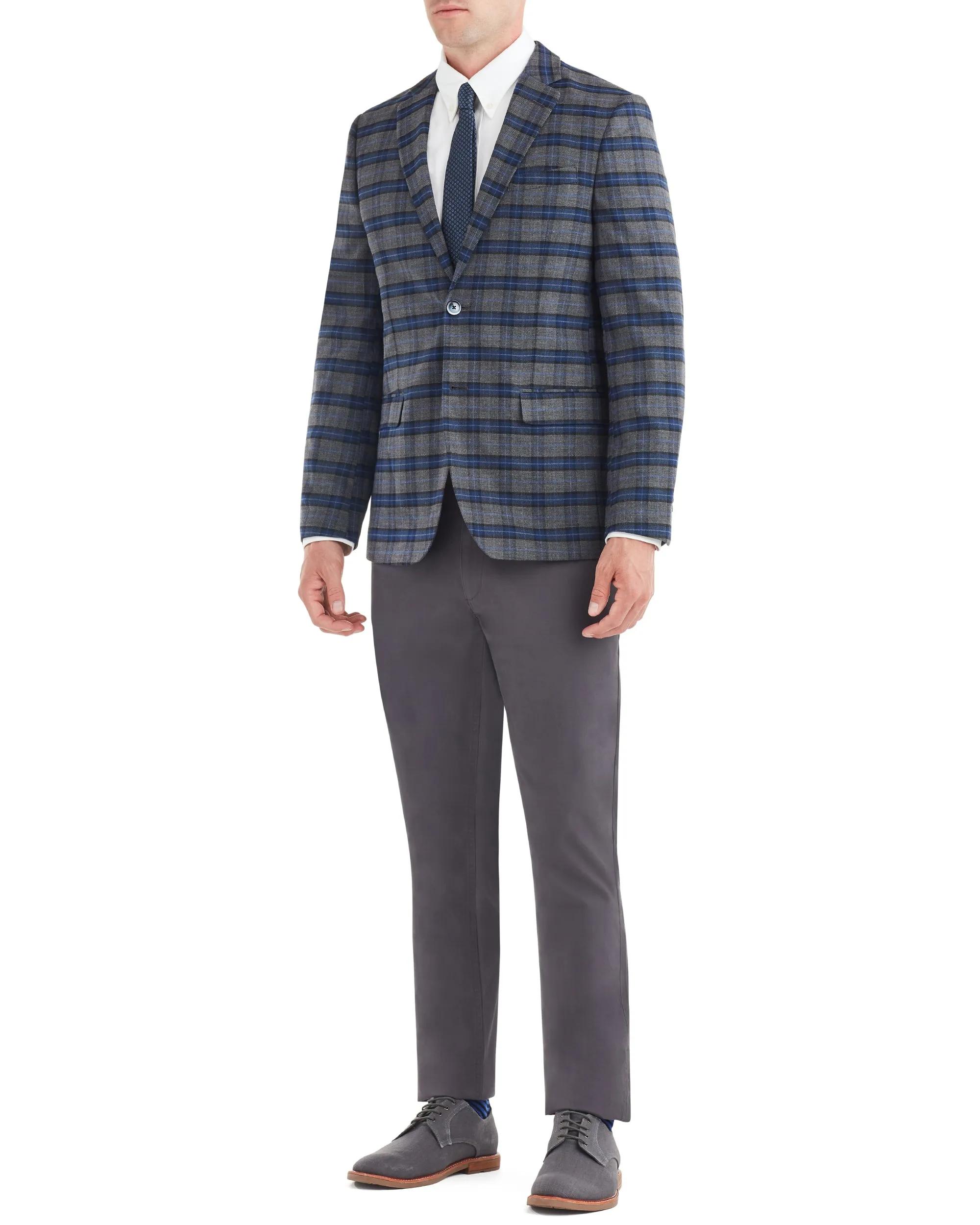 Dacre Window Check Sportcoat Jacket - Grey sold by Ben Sherman product image thumbnail 2