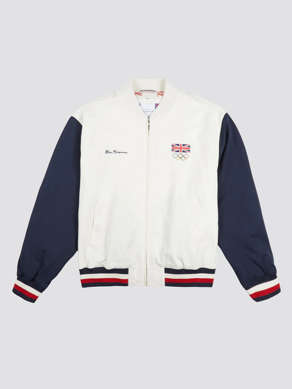 Team GB Commercial Bomber - Ivory sold by Ben Sherman product image thumbnail 4
