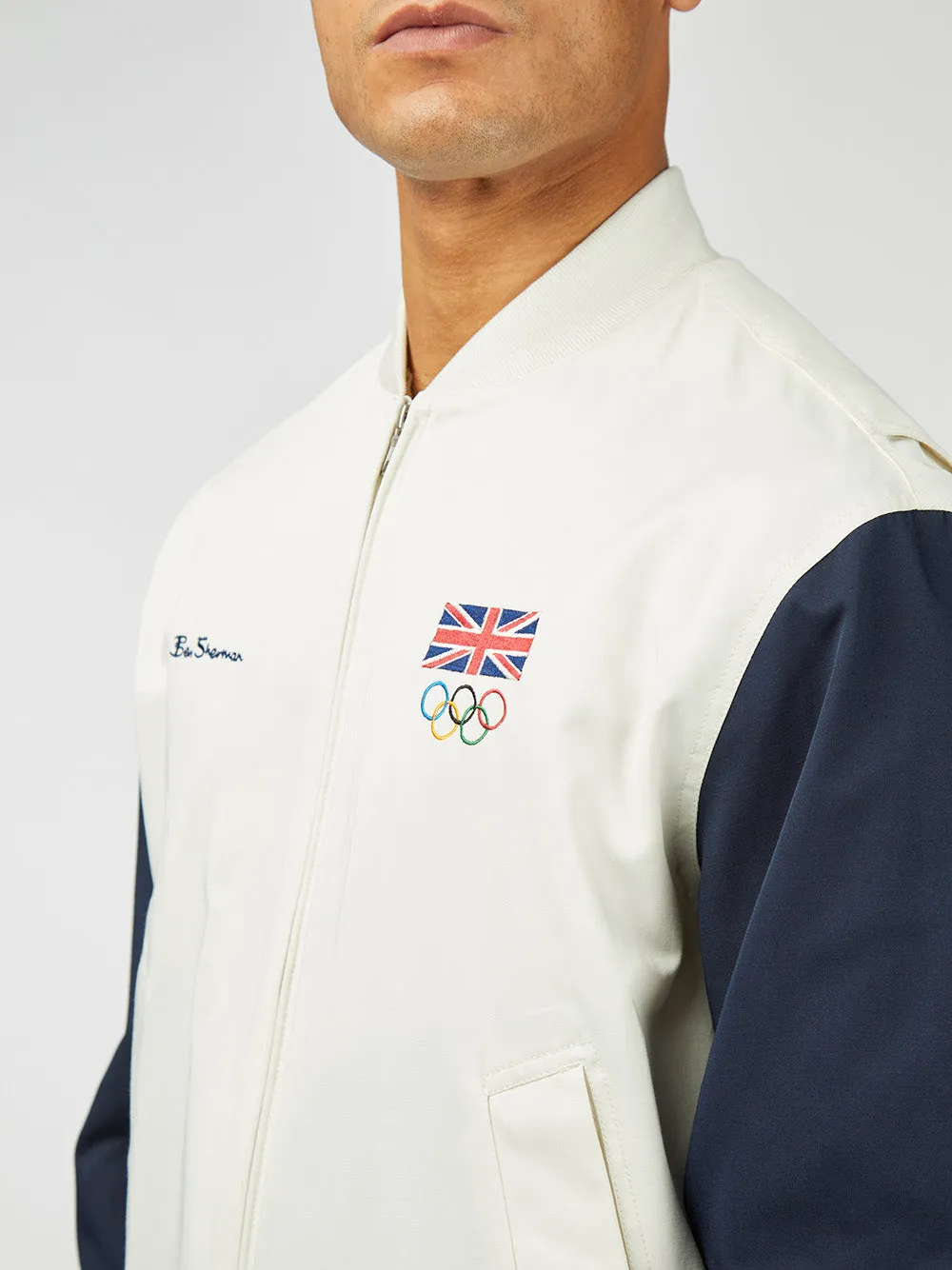 Team GB Commercial Bomber - Ivory sold by Ben Sherman product image thumbnail 5