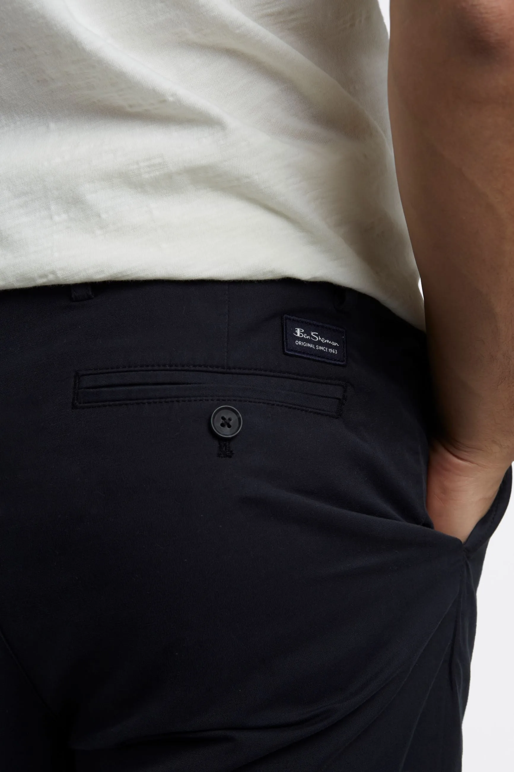 Everyday Slim Fit Chino Short - Black sold by Ben Sherman product image thumbnail 5