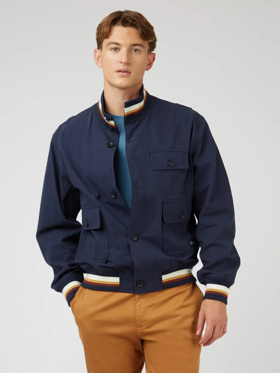 Signature Utility Bomber Jacket sold by Ben Sherman product image thumbnail 5