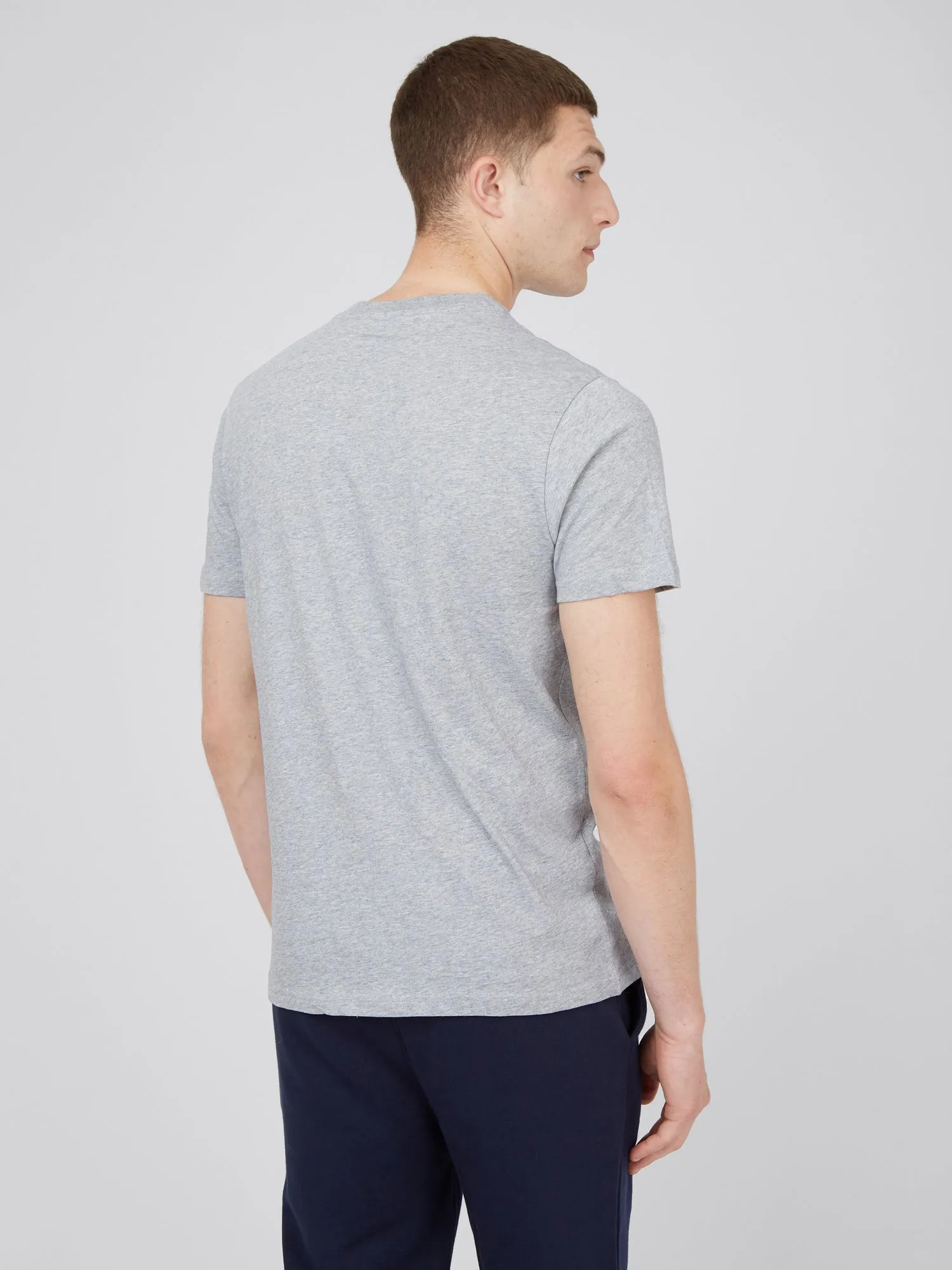 Signature Flock Graphic Tee - Grey sold by Ben Sherman product image thumbnail 2