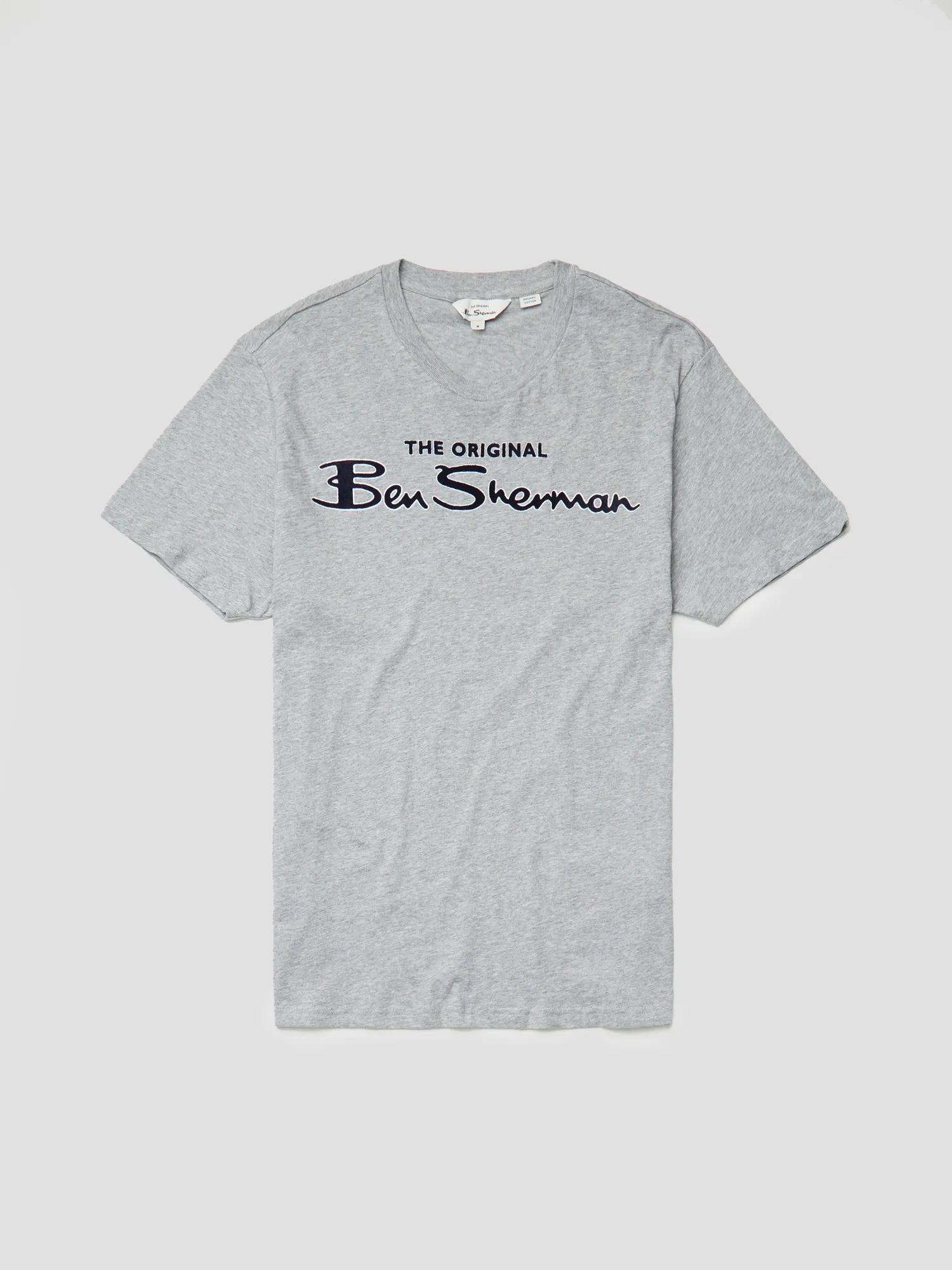 Signature Flock Graphic Tee - Grey sold by Ben Sherman product image thumbnail 5
